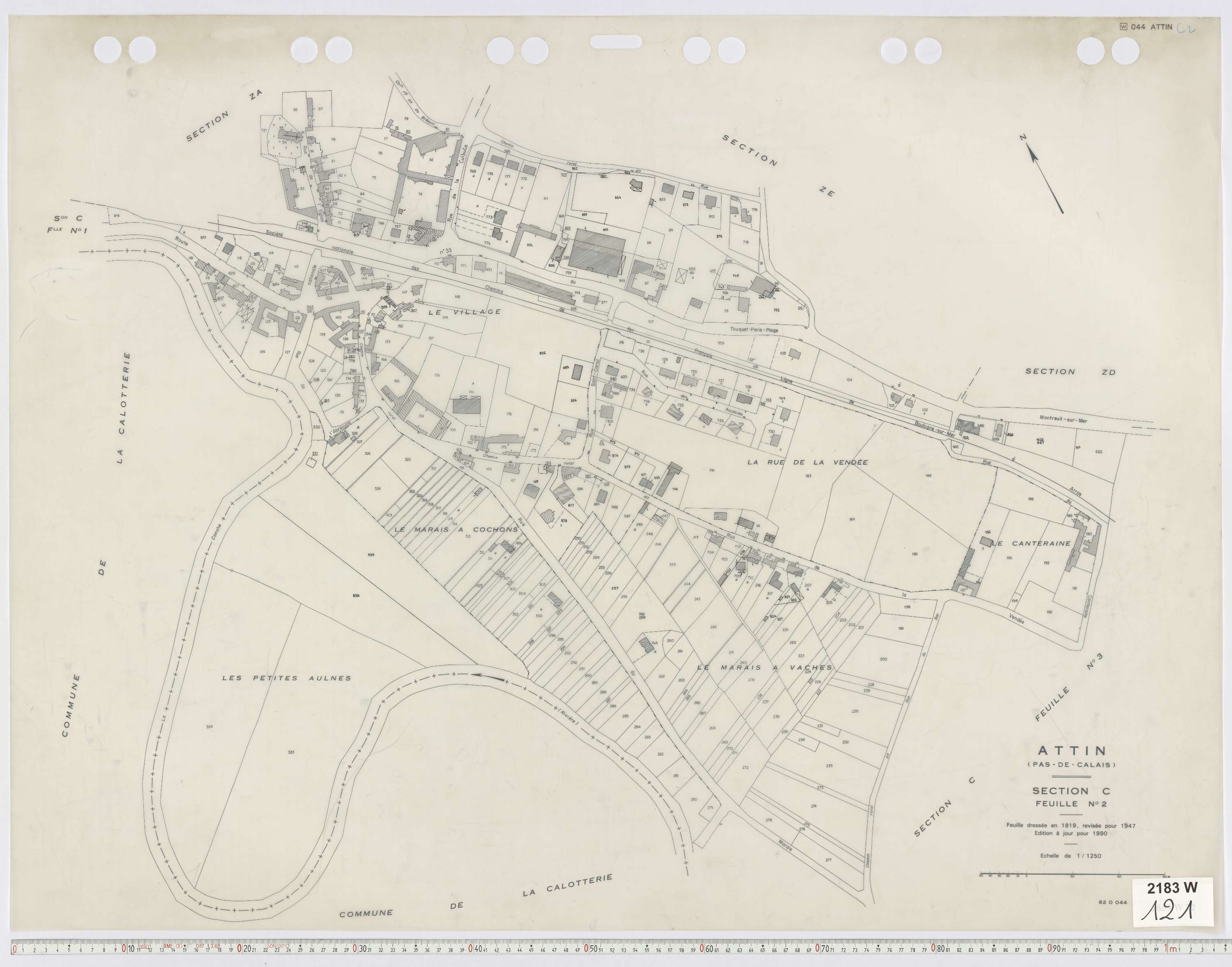 Attin - Section C, feuille 2.