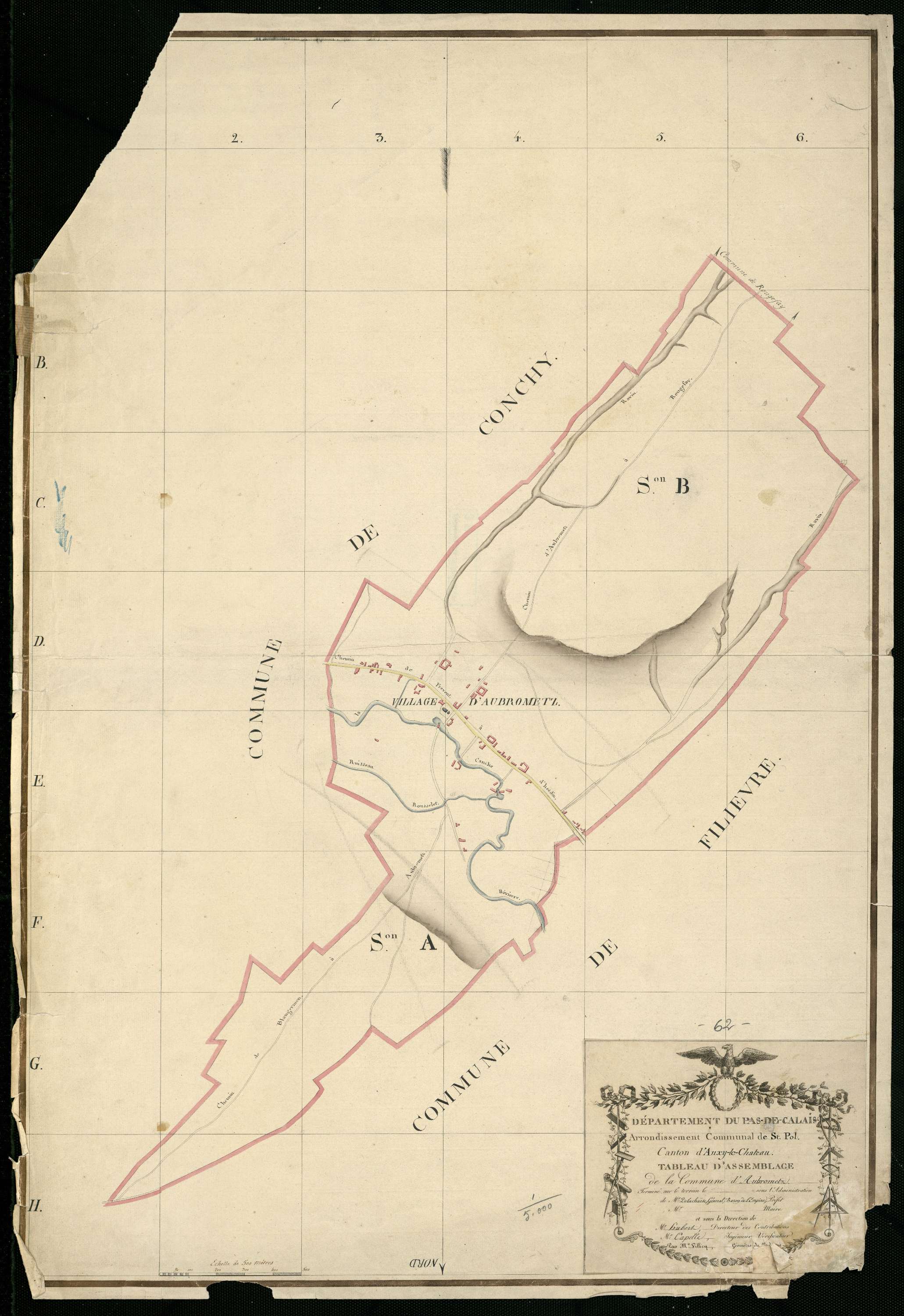 Aubrometz - Tableau d'assemblage