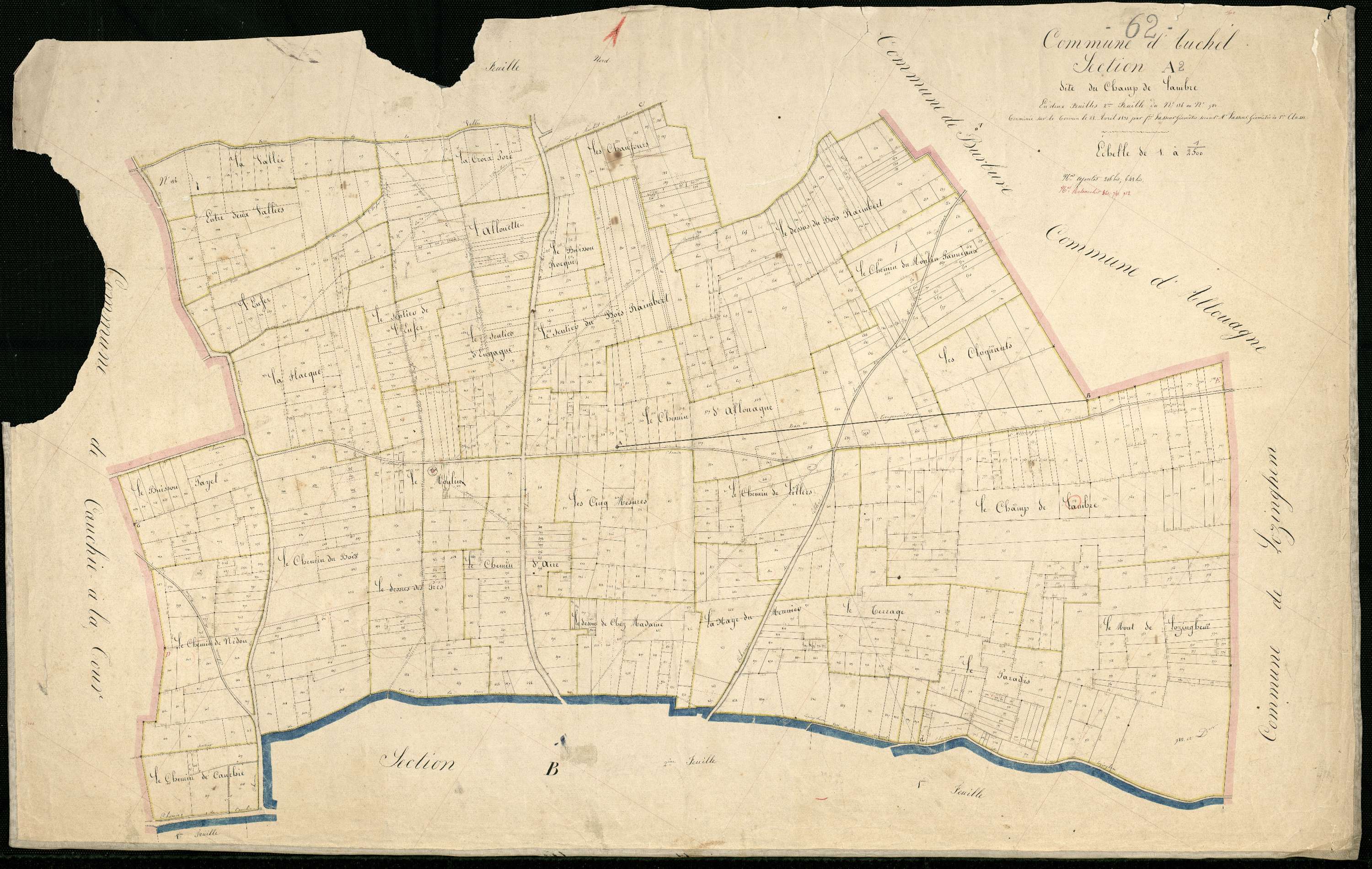 Auchel - Section A, 2e feuille