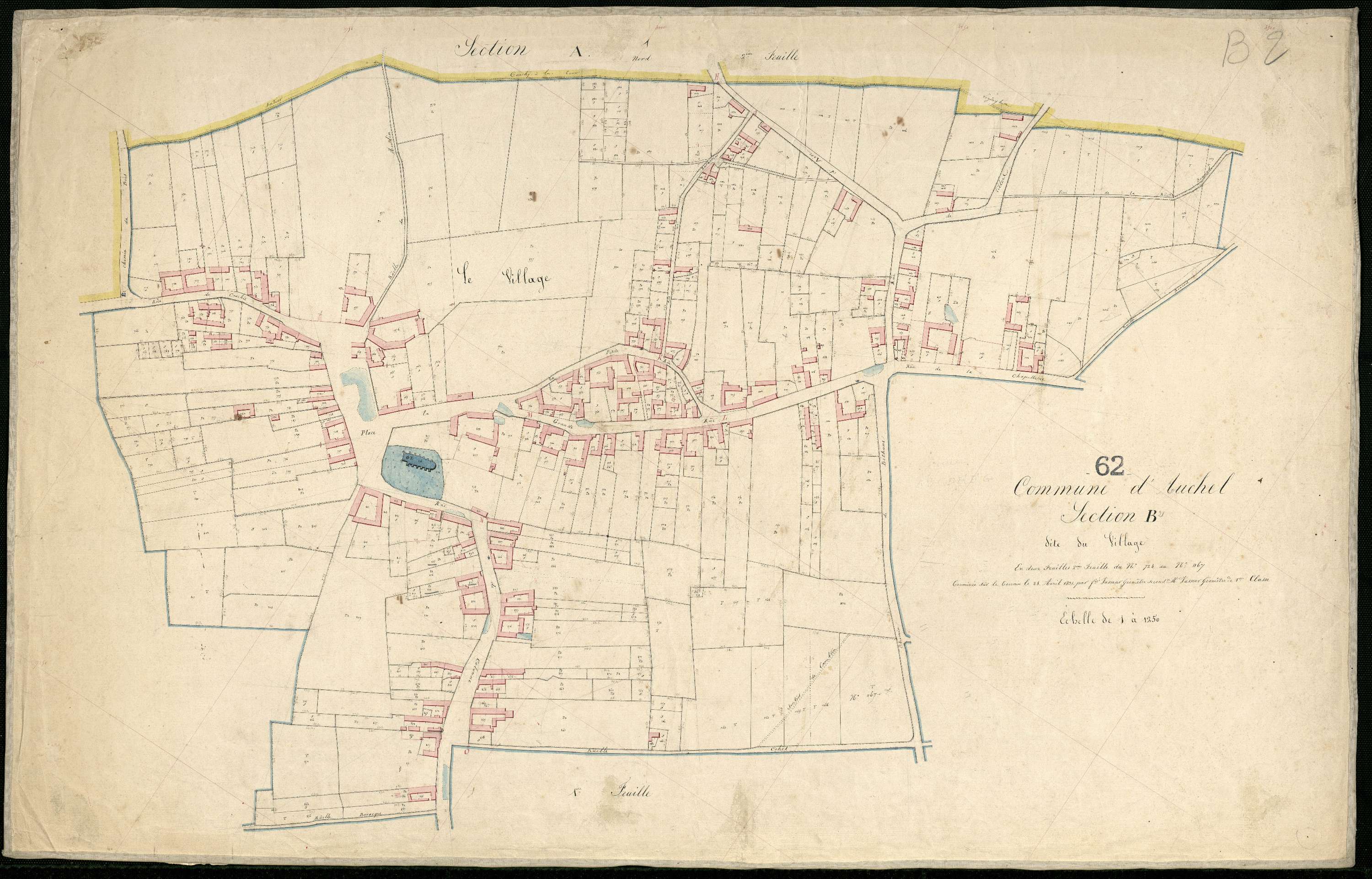Auchel - Section B, 2e feuille