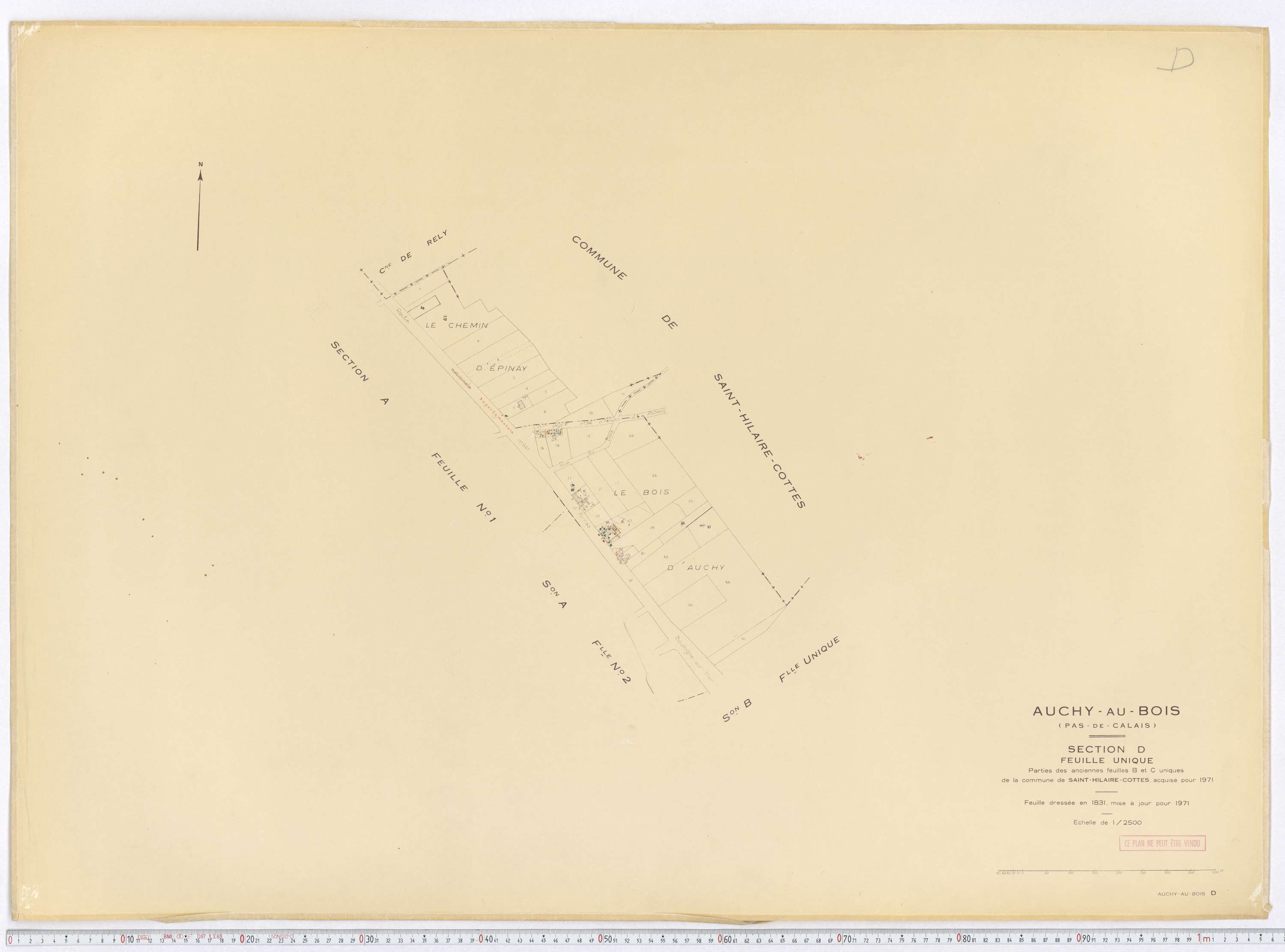 Auchy-au-Bois - Section D.