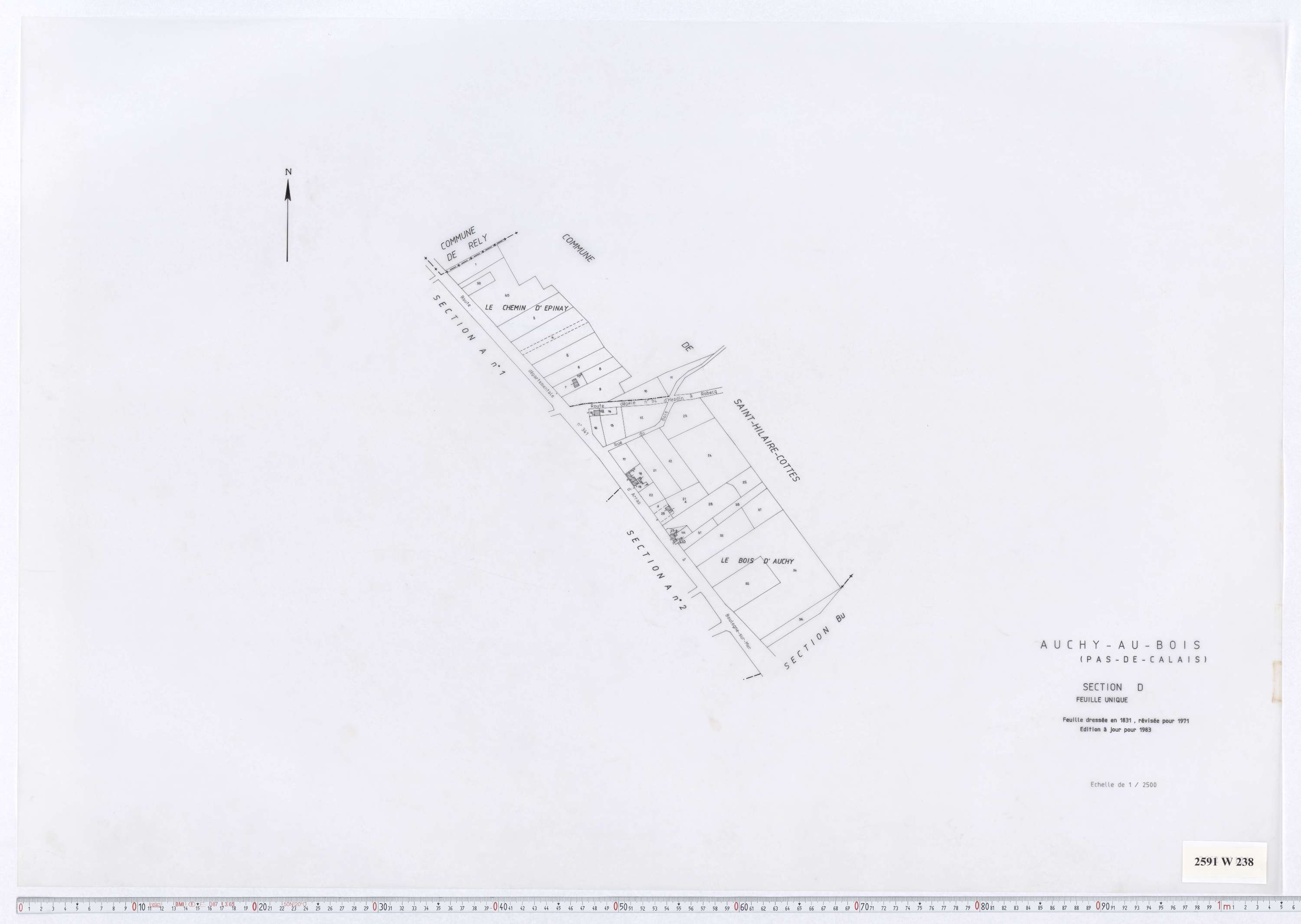 Auchy-au-Bois - Section D.