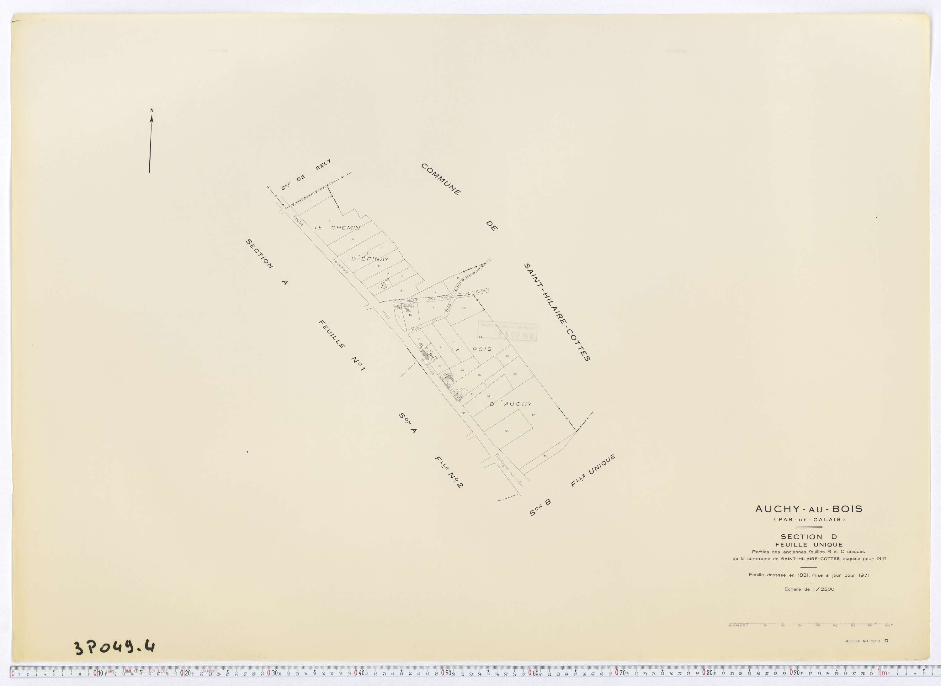 Auchy-au-Bois - Section D.