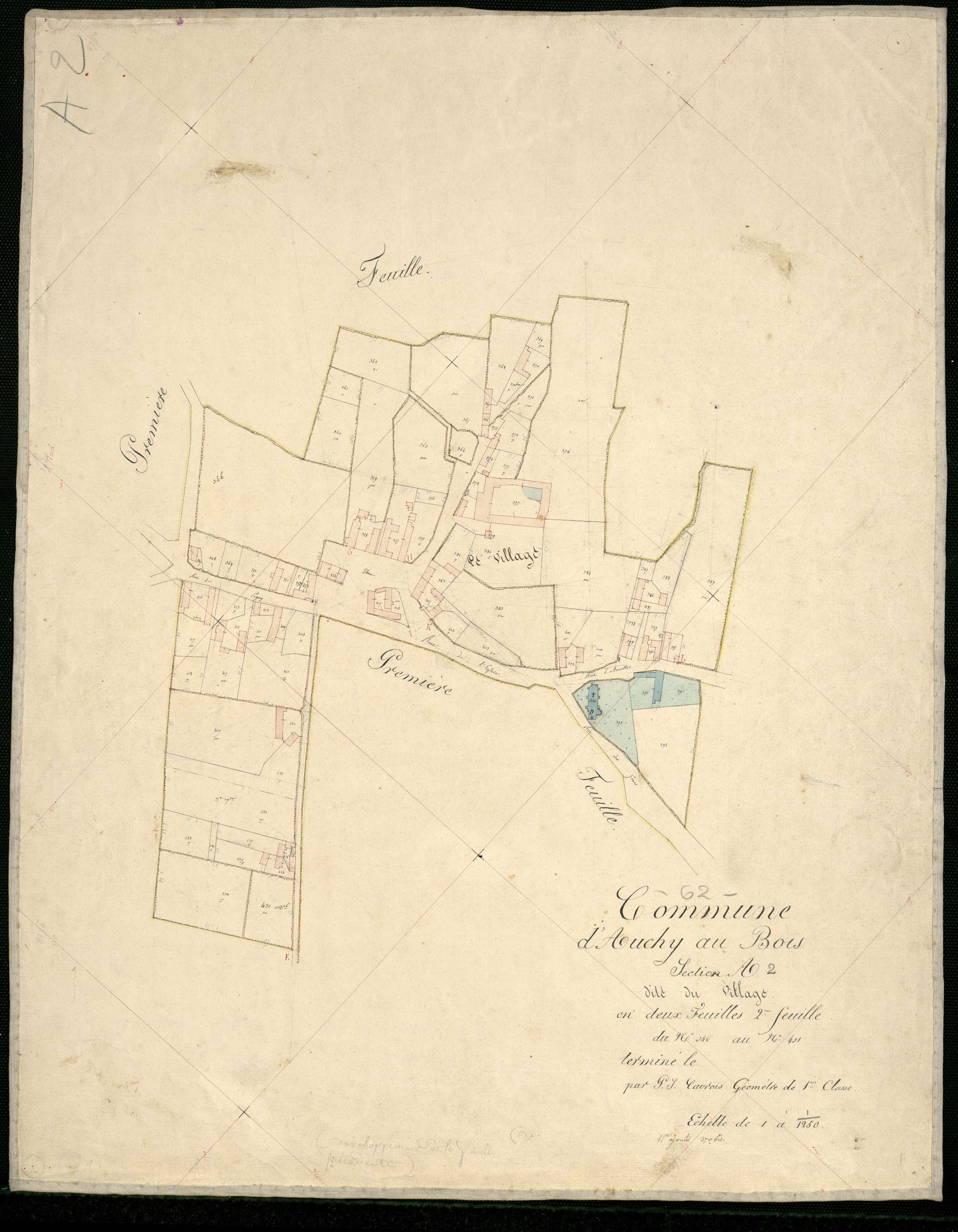 Auchy-au-Bois - Section A, 2e feuille