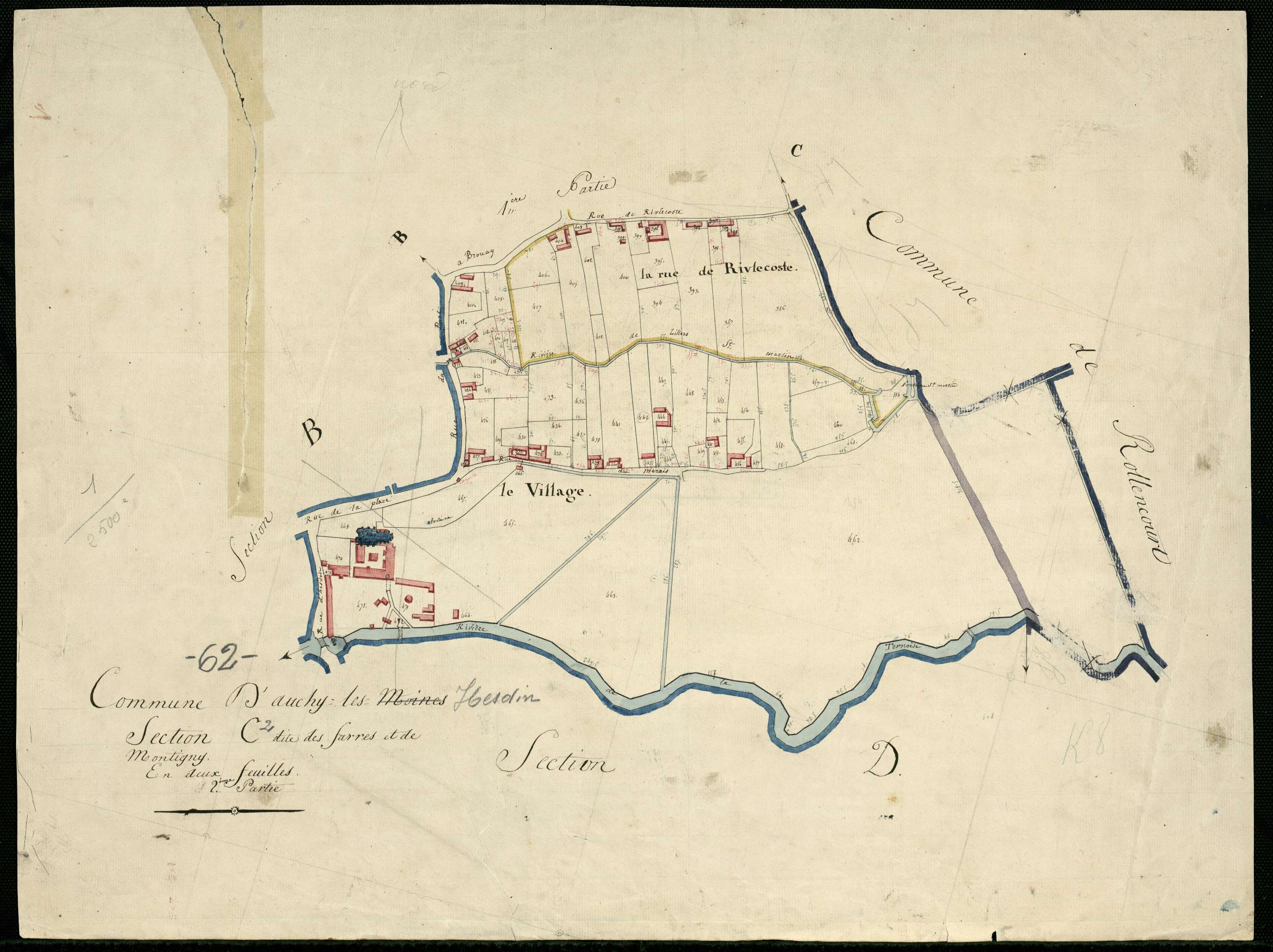 Auchy-lès-Hesdin - Section C, 2e feuille