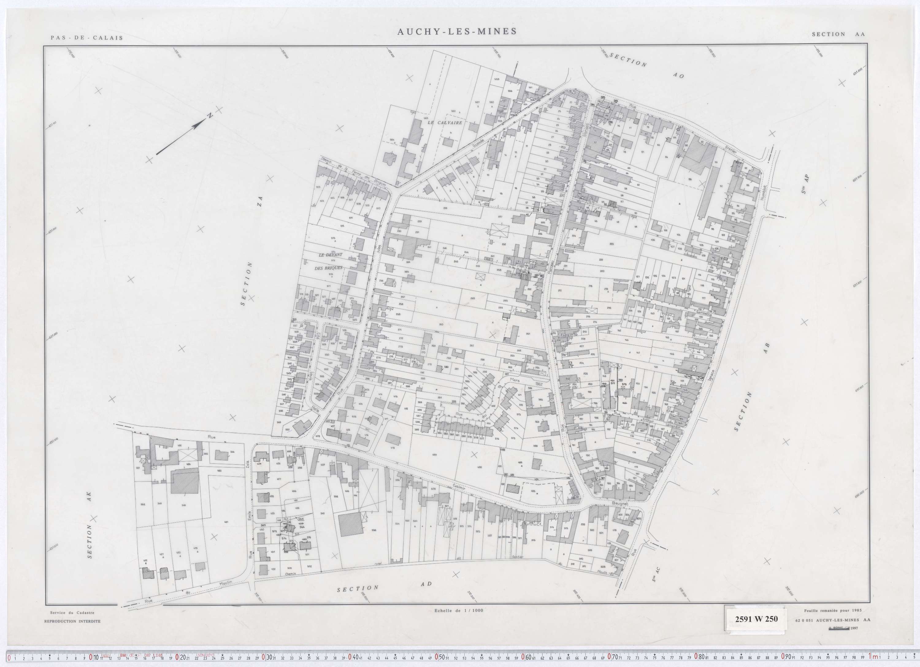 Auchy-les-Mines - Section AA.
