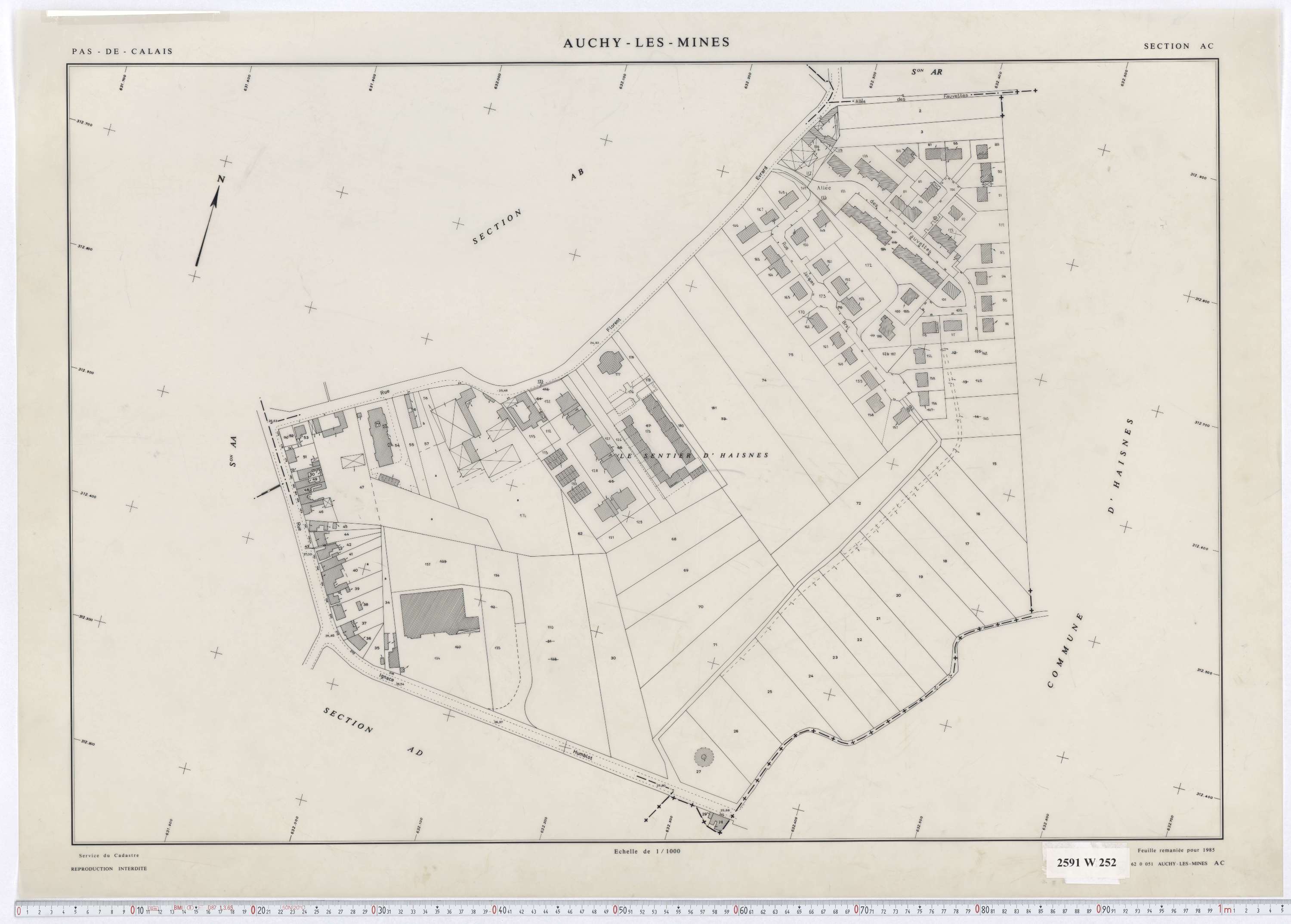 Auchy-les-Mines - Section AC.