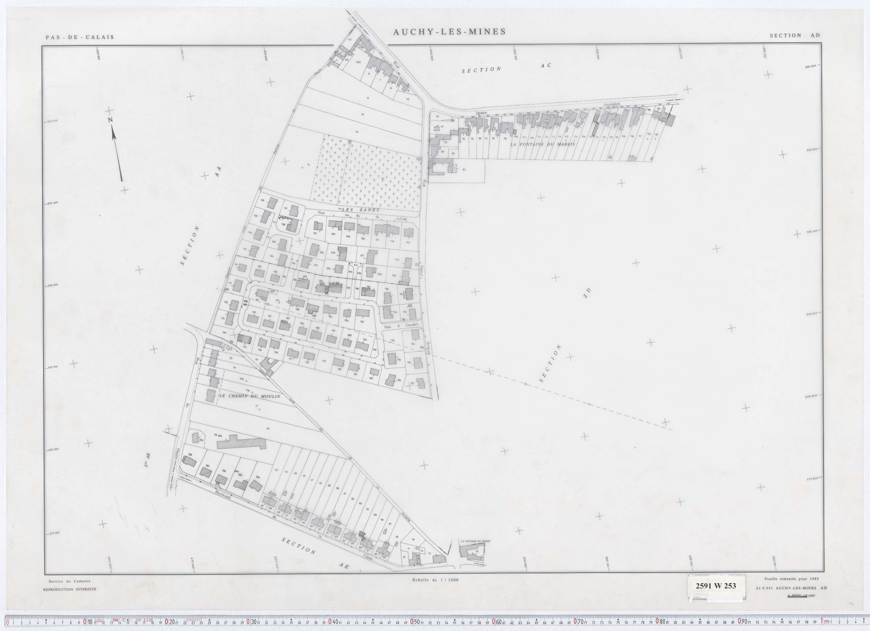 Auchy-les-Mines - Section AD.