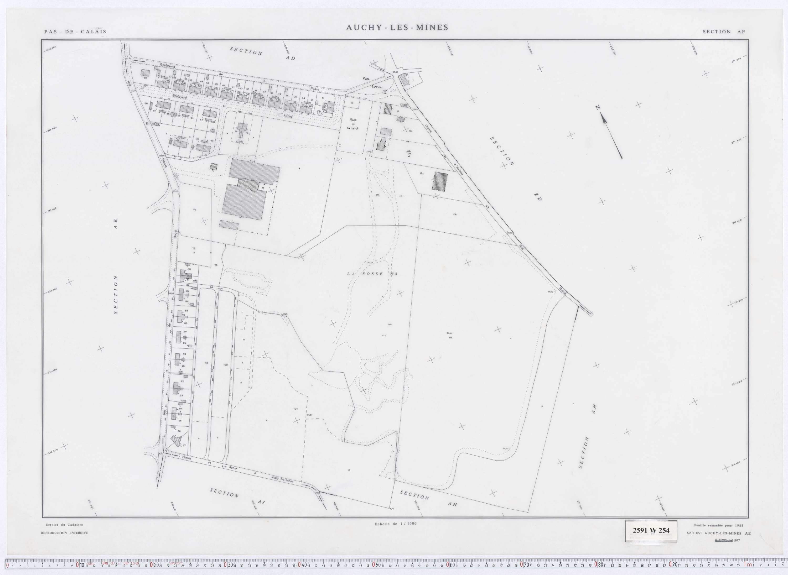 Auchy-les-Mines - Section AE.