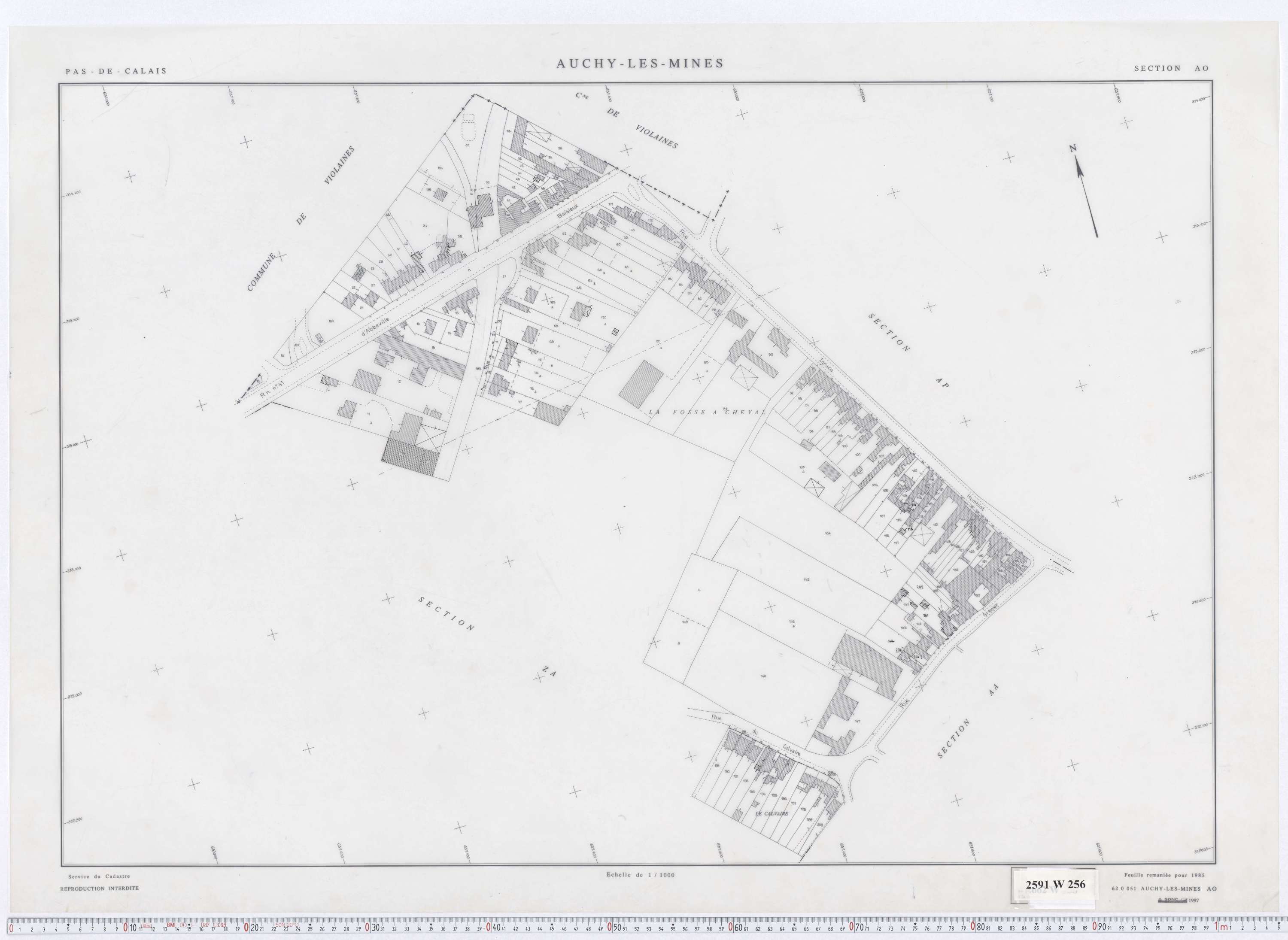 Auchy-les-Mines - Section AO.