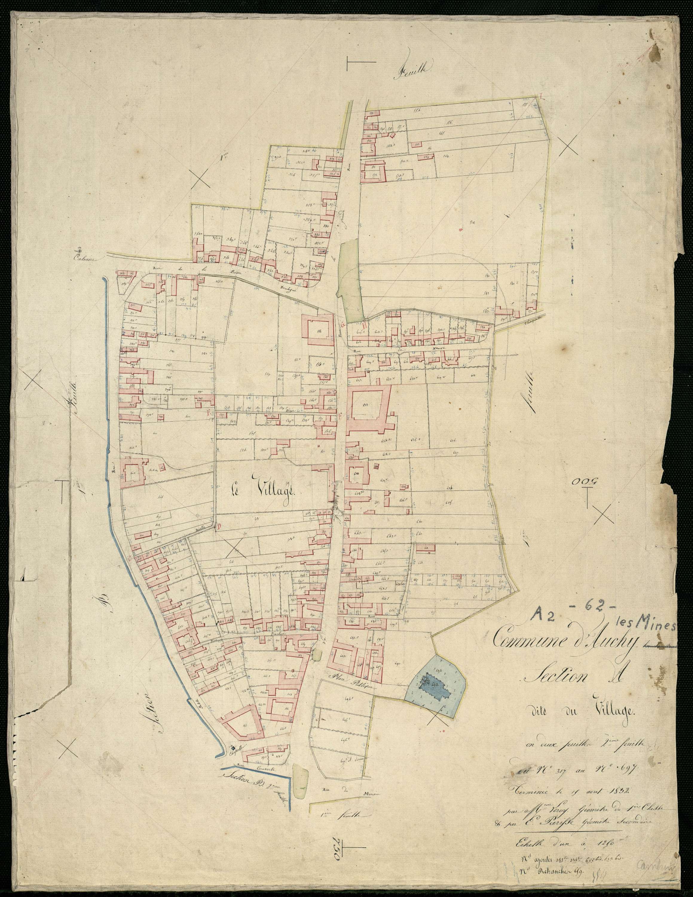 Auchy-les-Mines - Section A, 2e feuille