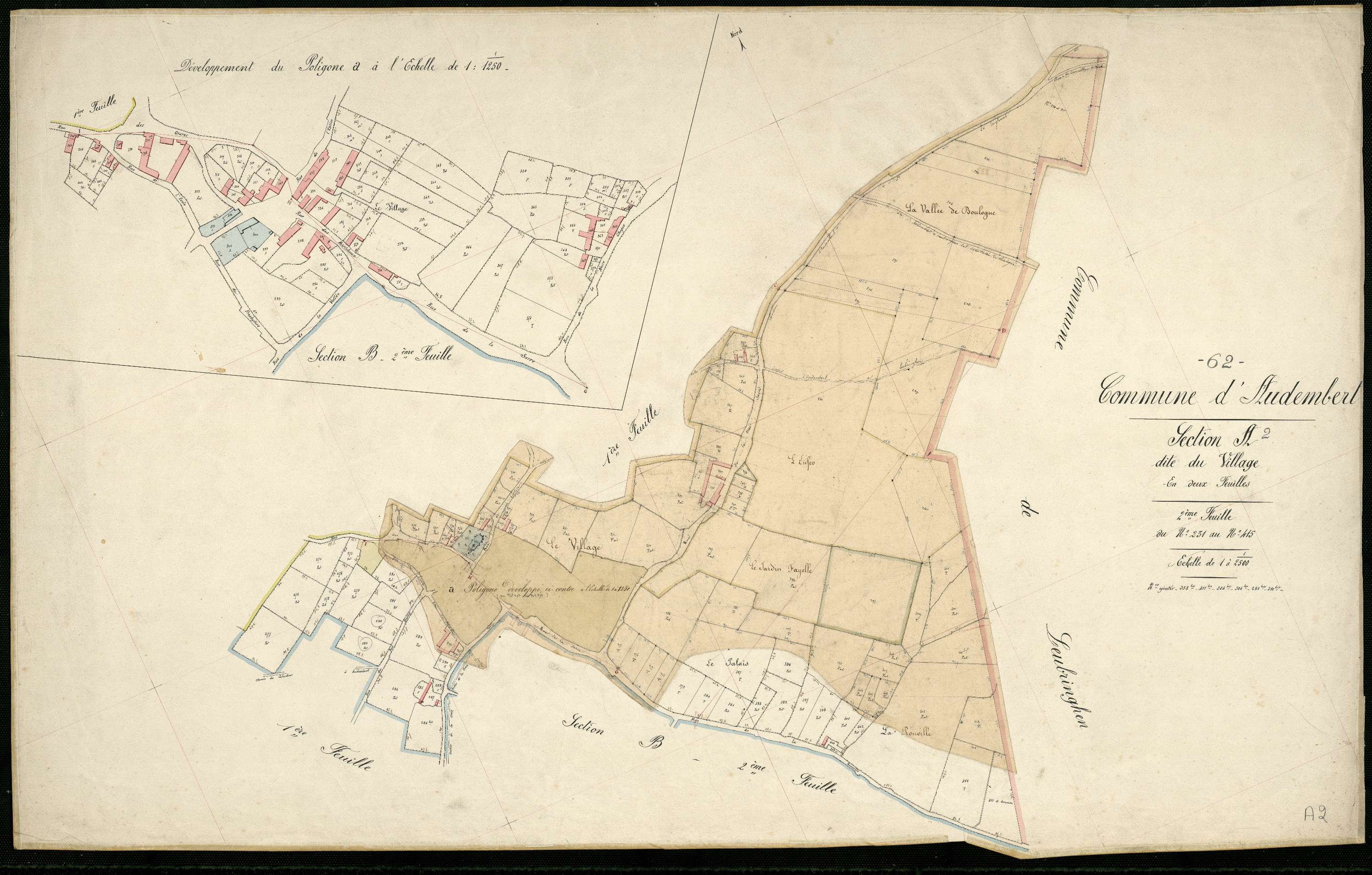 Audembert - Section A, 2e feuille