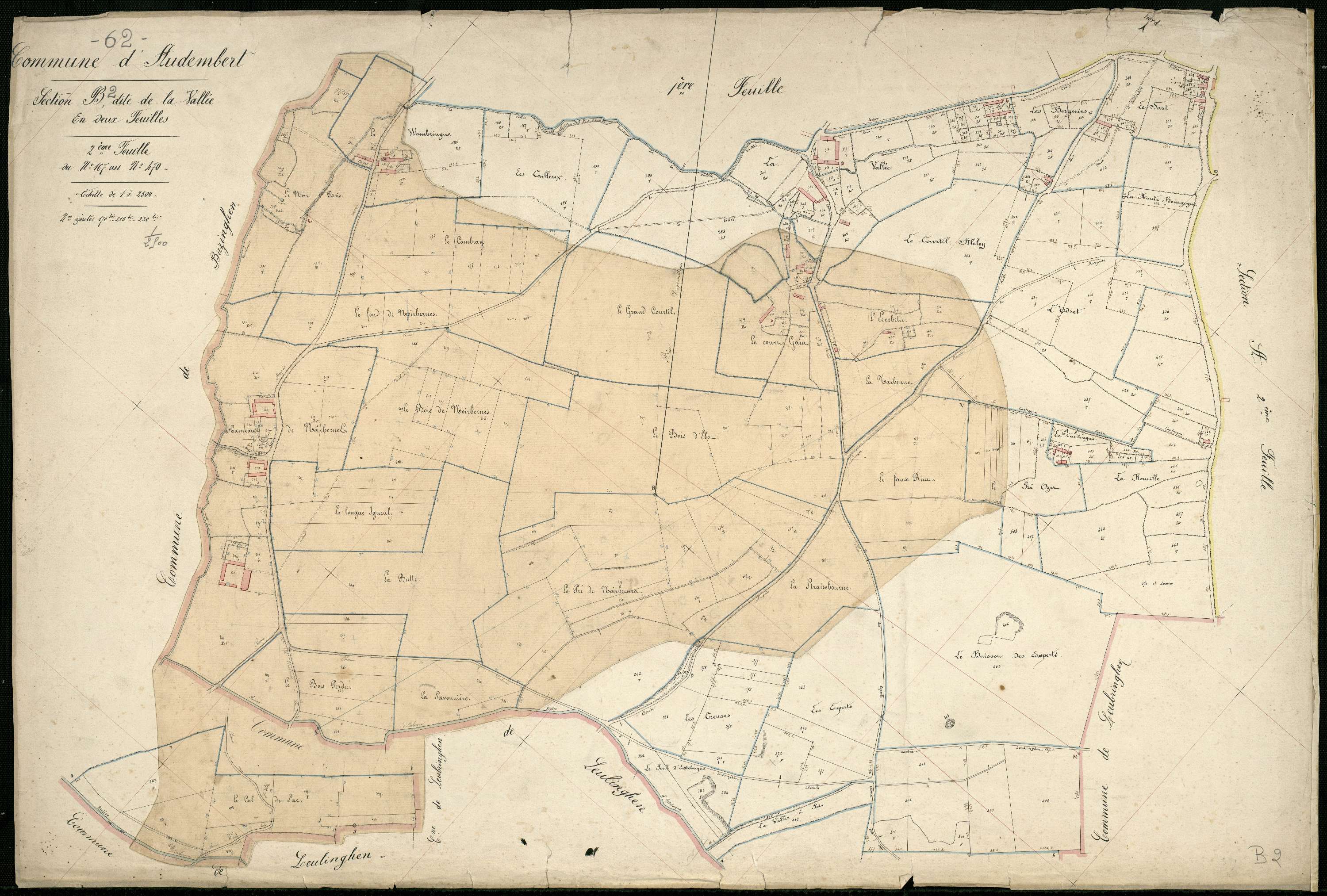 Audembert - Section B, 2e feuille