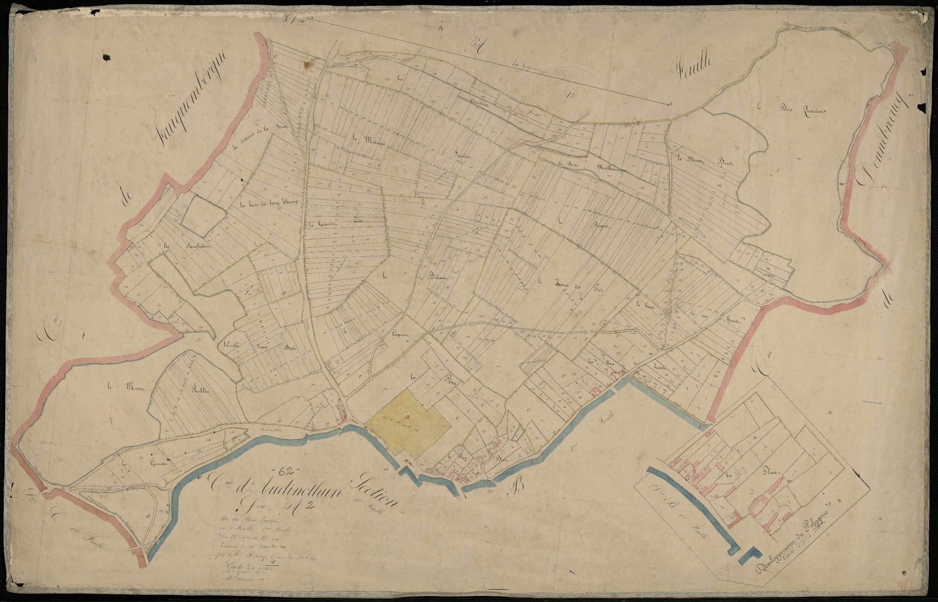 Audincthun - Section A, 2e feuille
