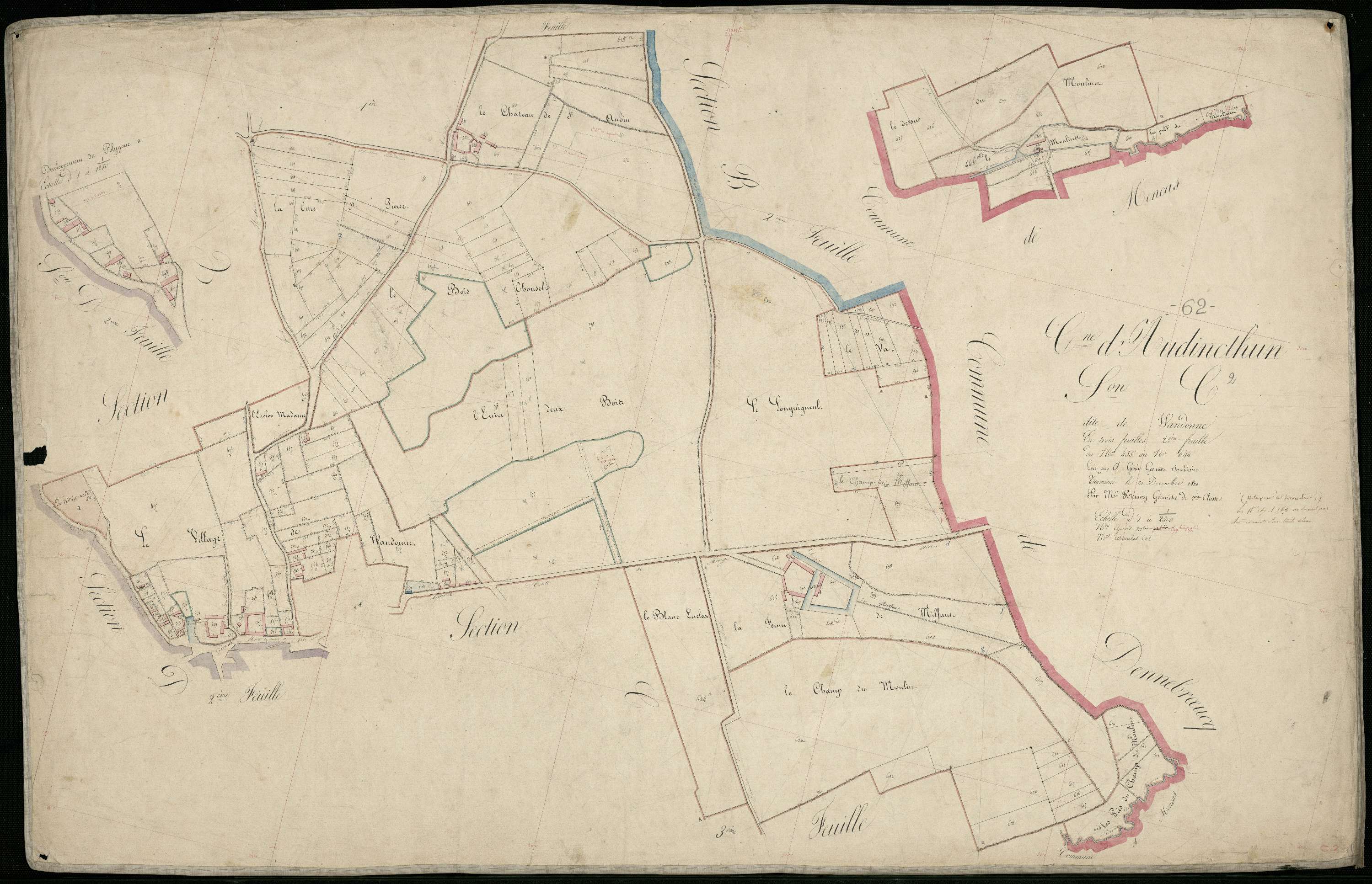 Audincthun - Section C, 2e feuille