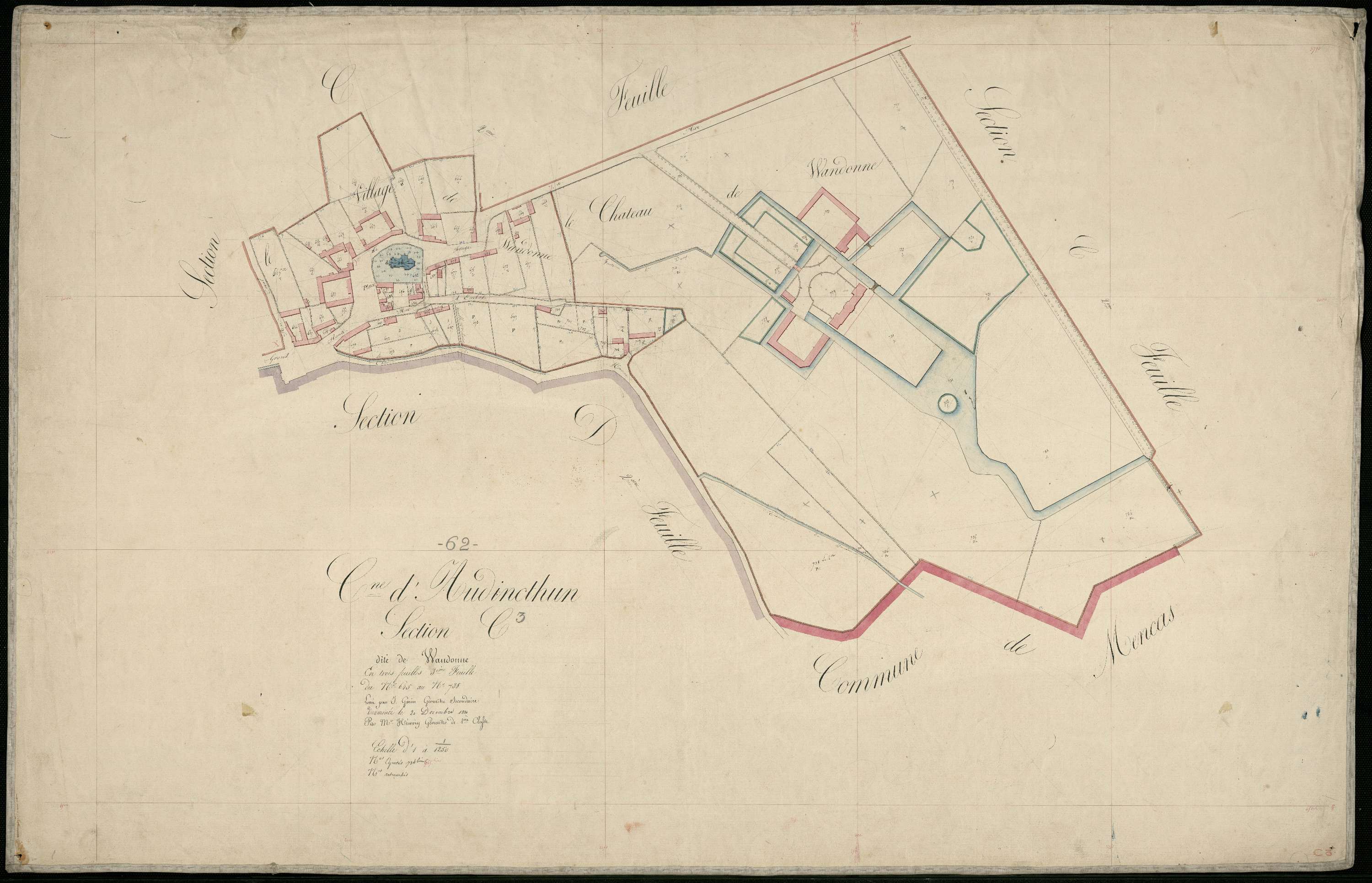 Audincthun - Section C, 3e feuille