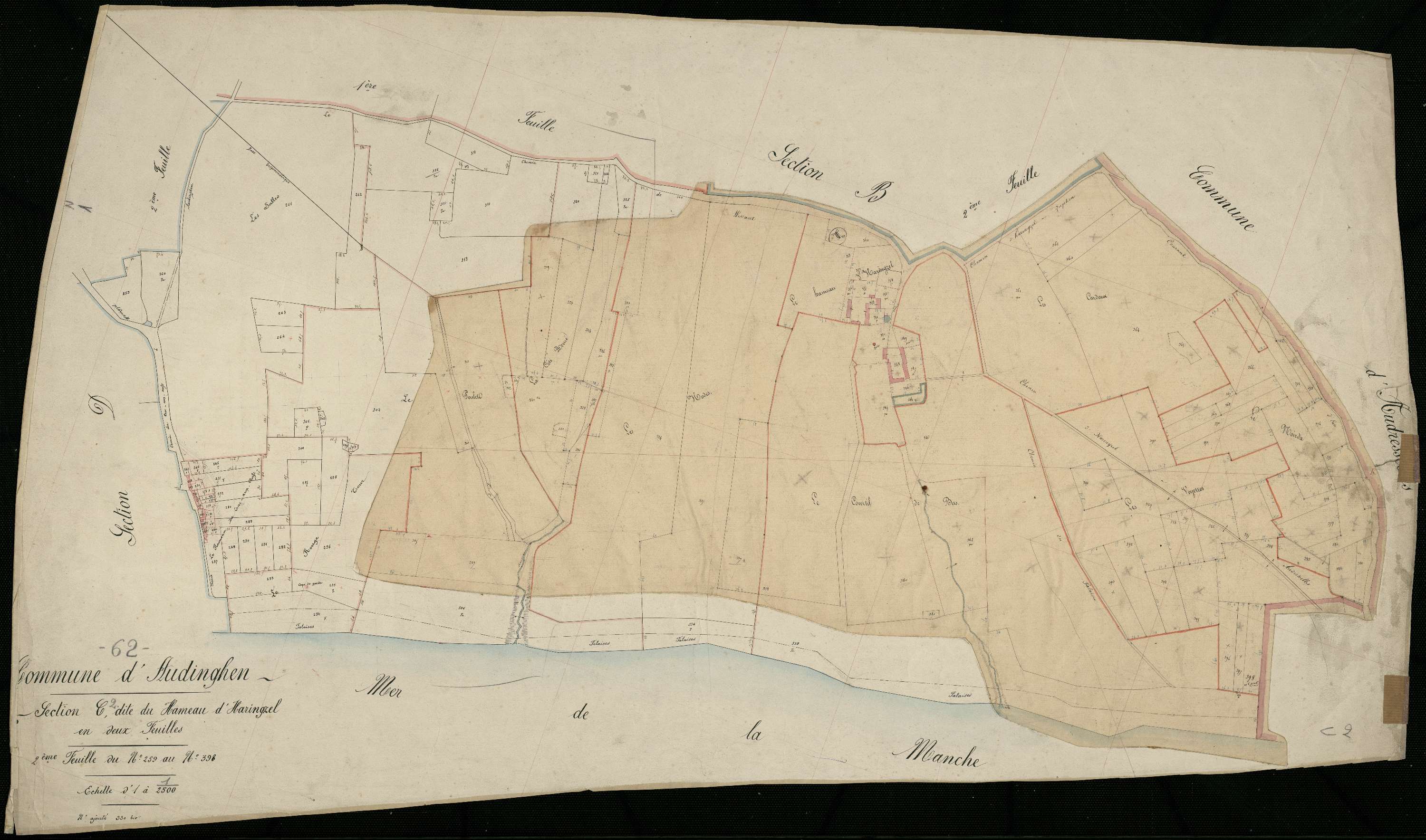 Audinghen - Section C, 2e feuille