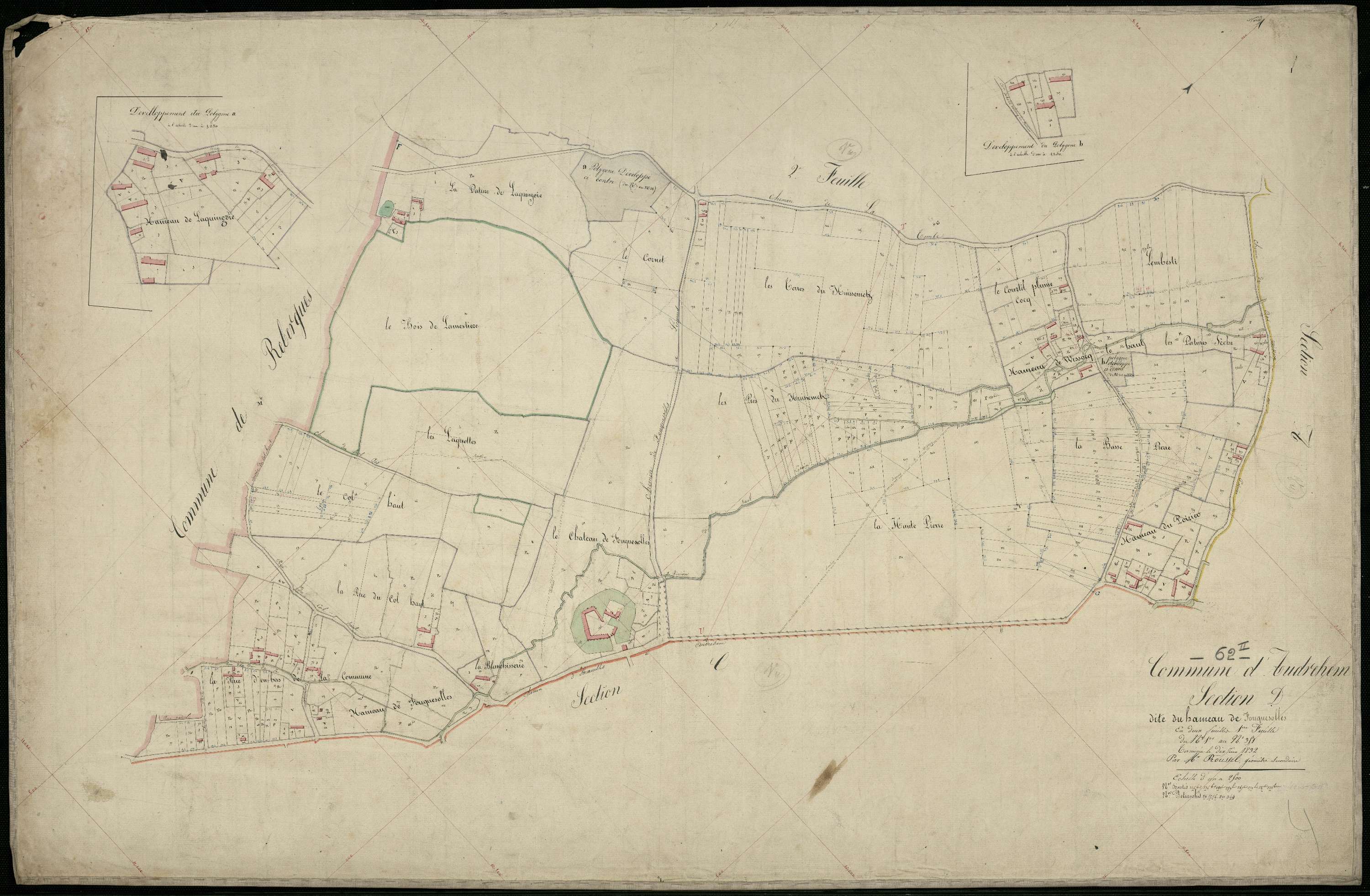 Audrehem - Section D, 1re feuille