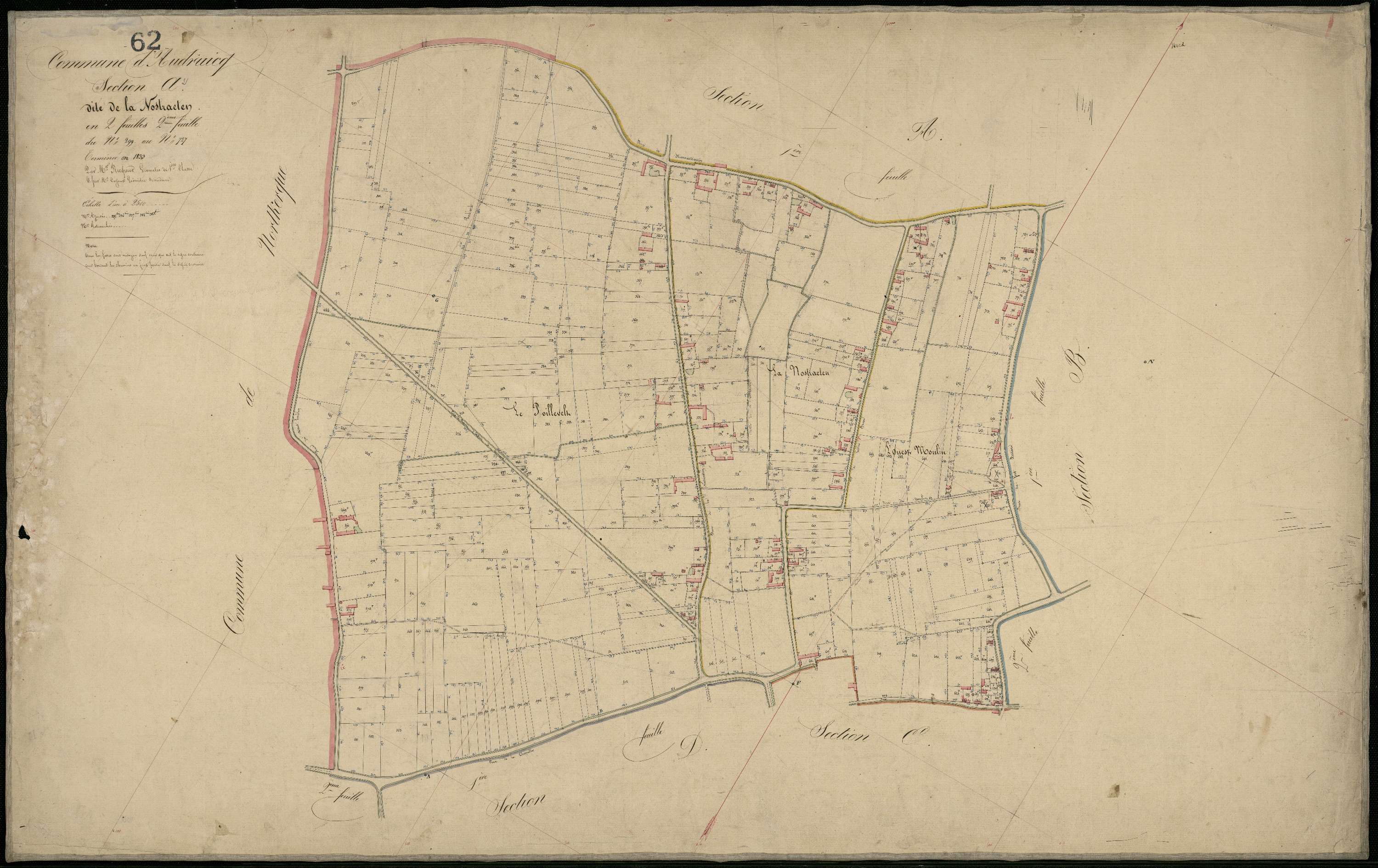 Audruicq - Section A, 2e feuille