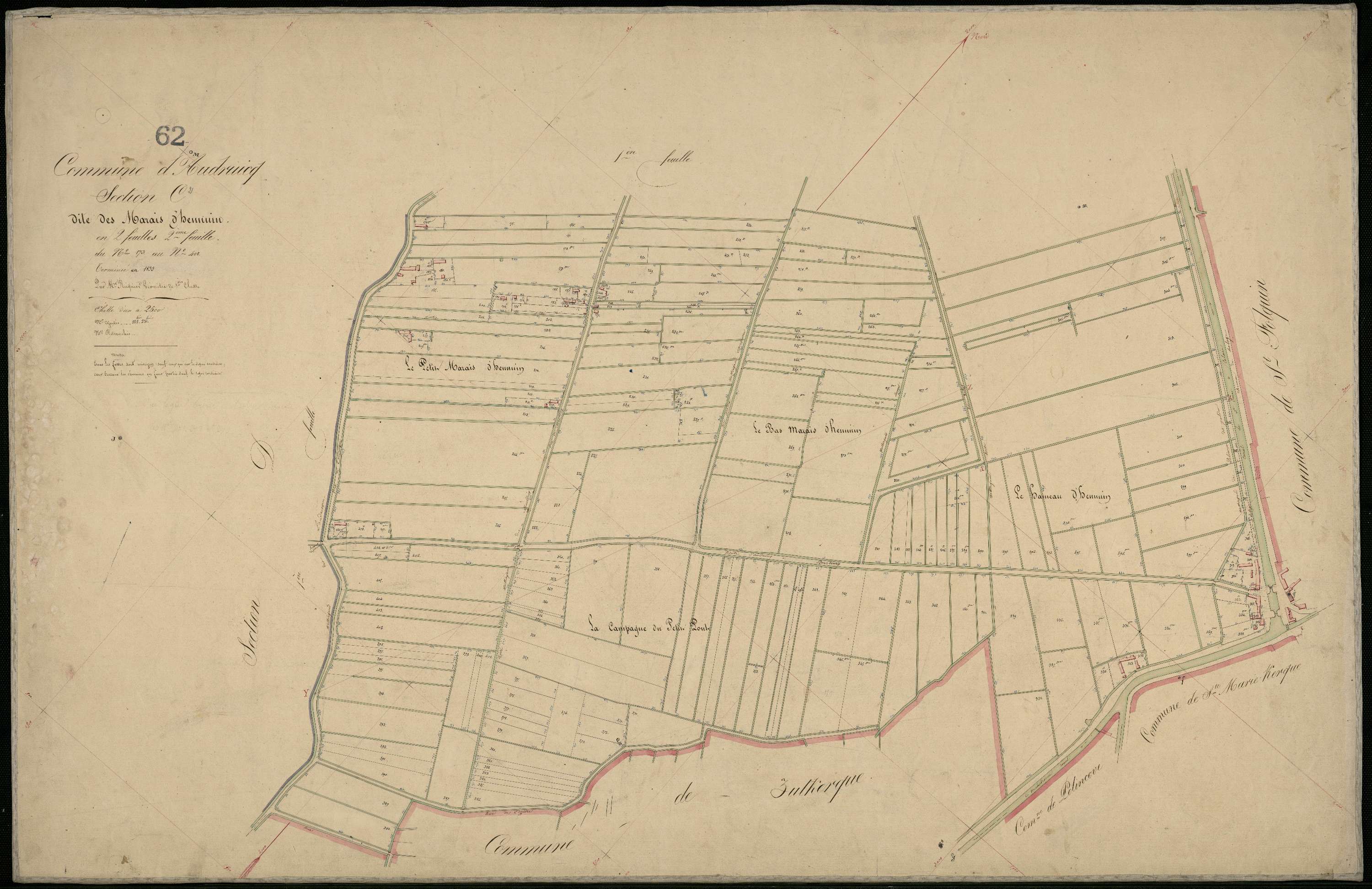 Audruicq - Section C, 2e feuille