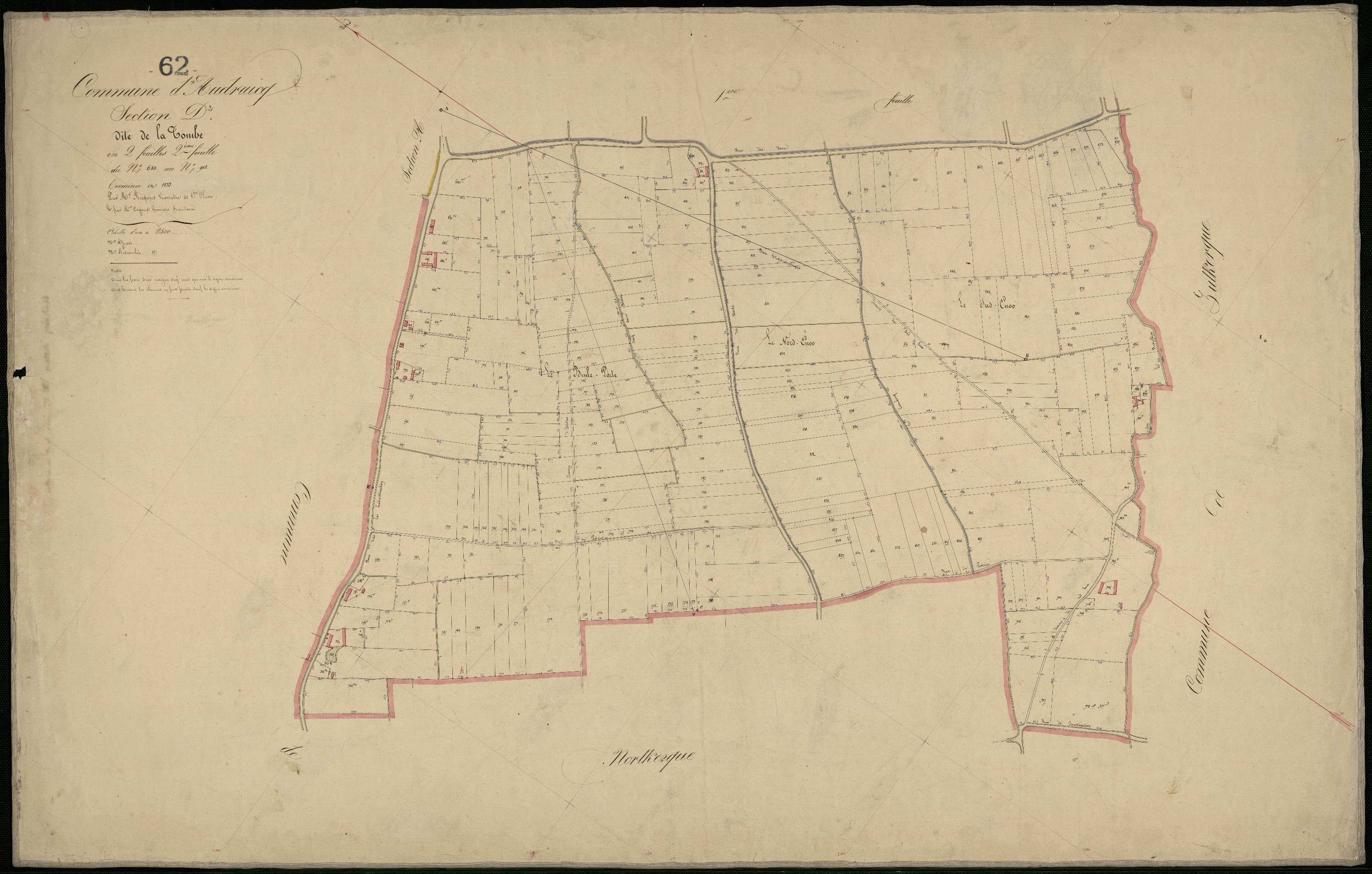 Audruicq - Section D, 2e feuille