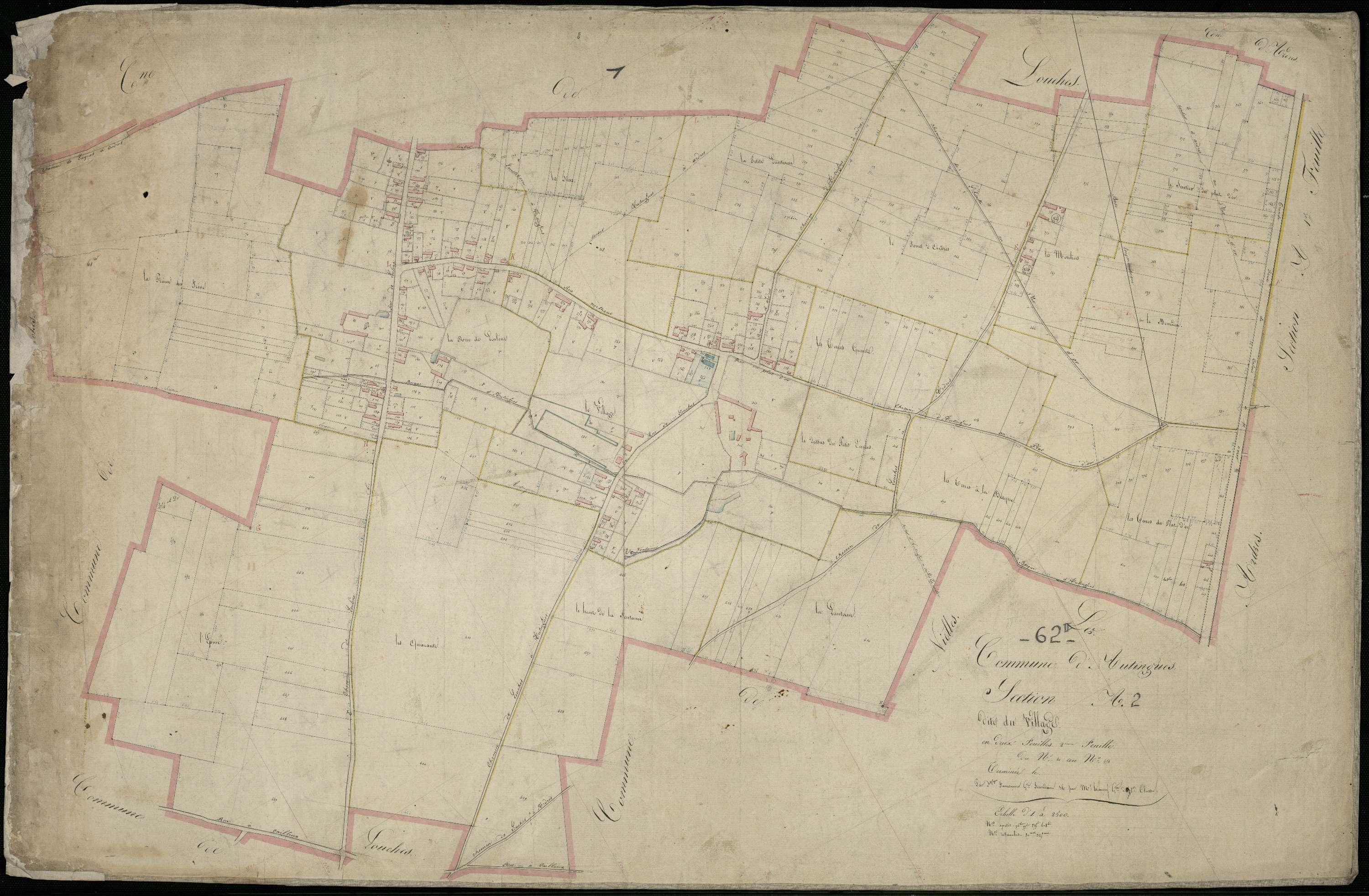 Autingues - Section A, 2e feuille
