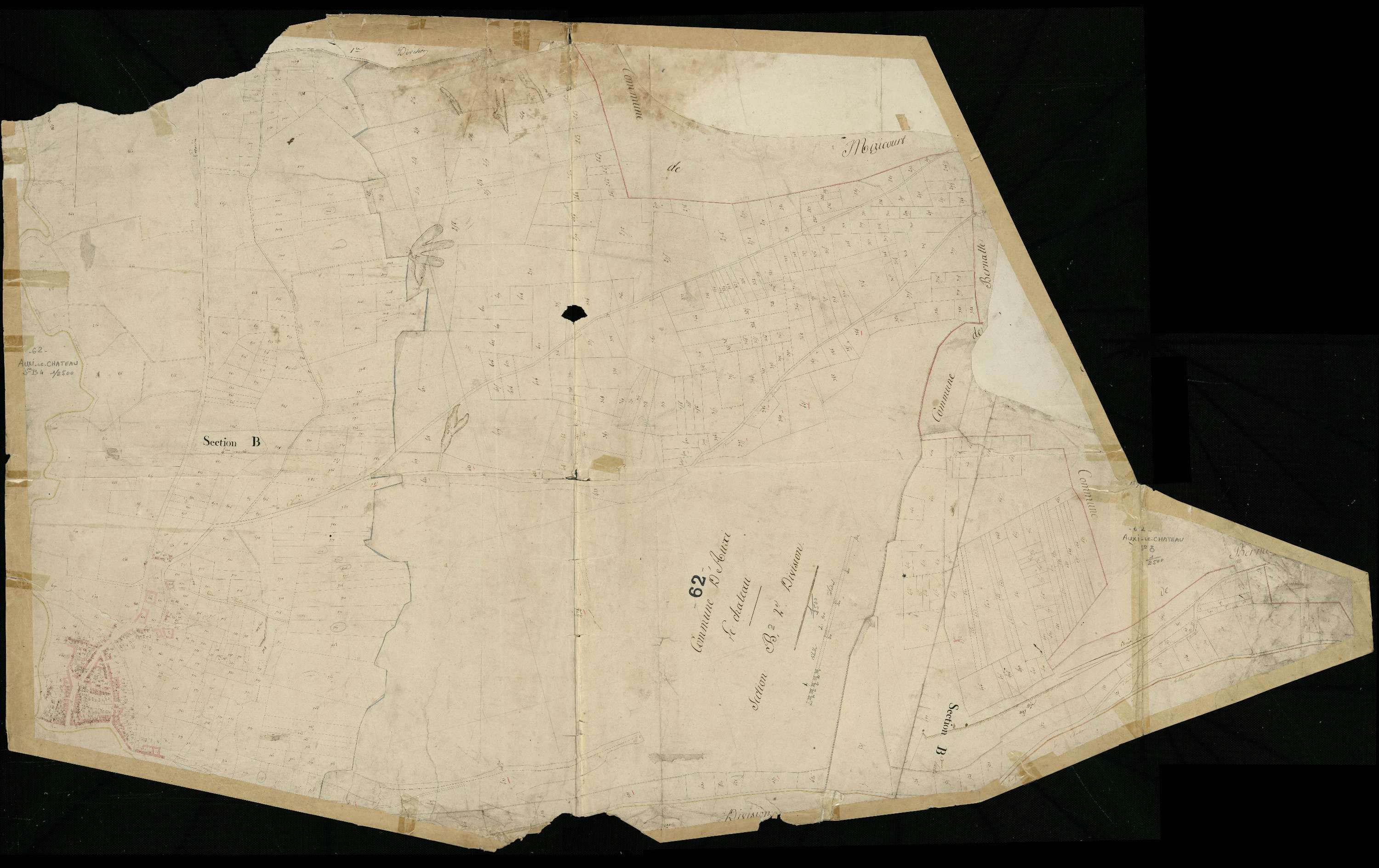 Auxi-le-Château - Section B, 2e feuille