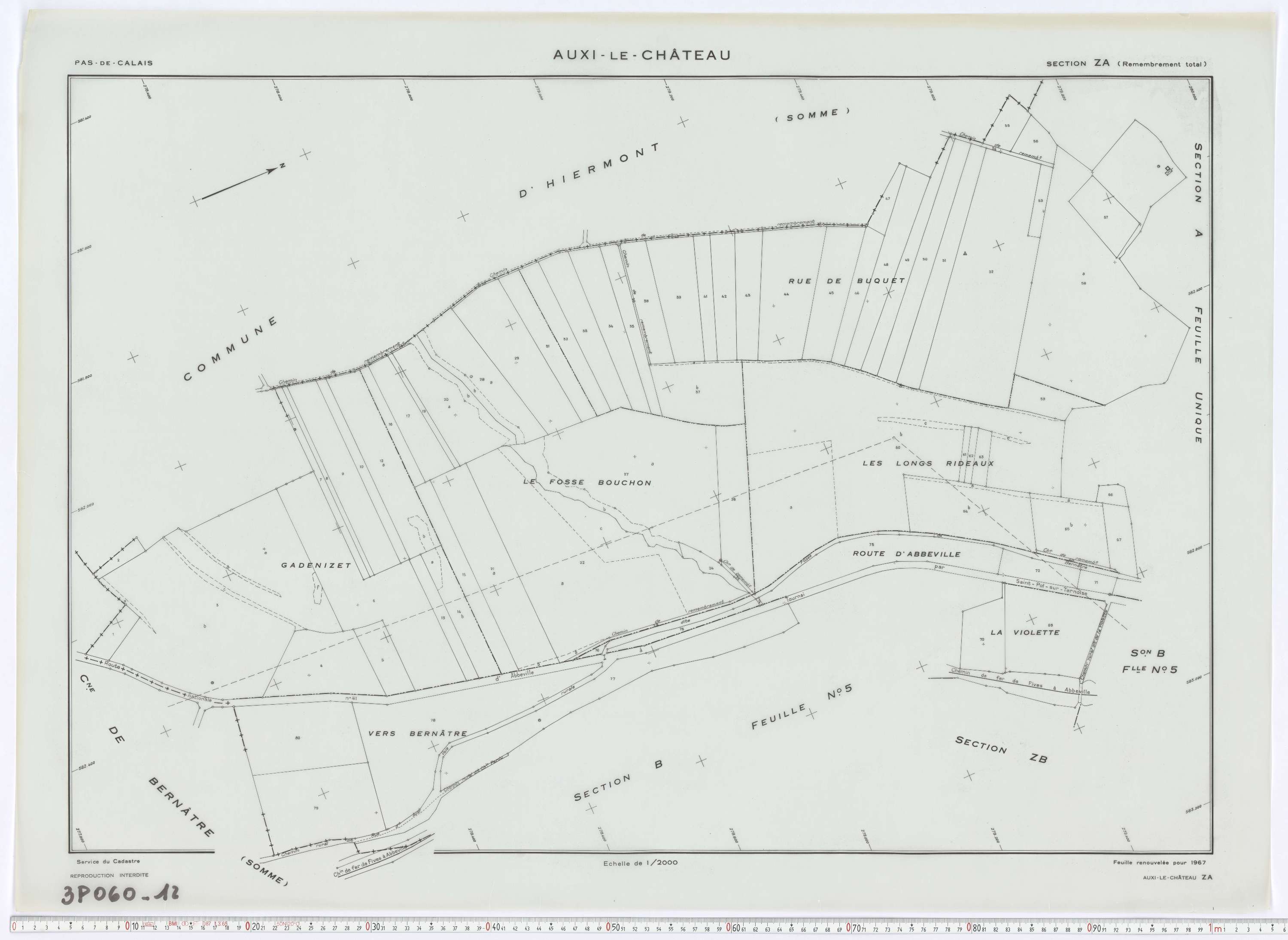 Auxi-le-Château - Section ZA.