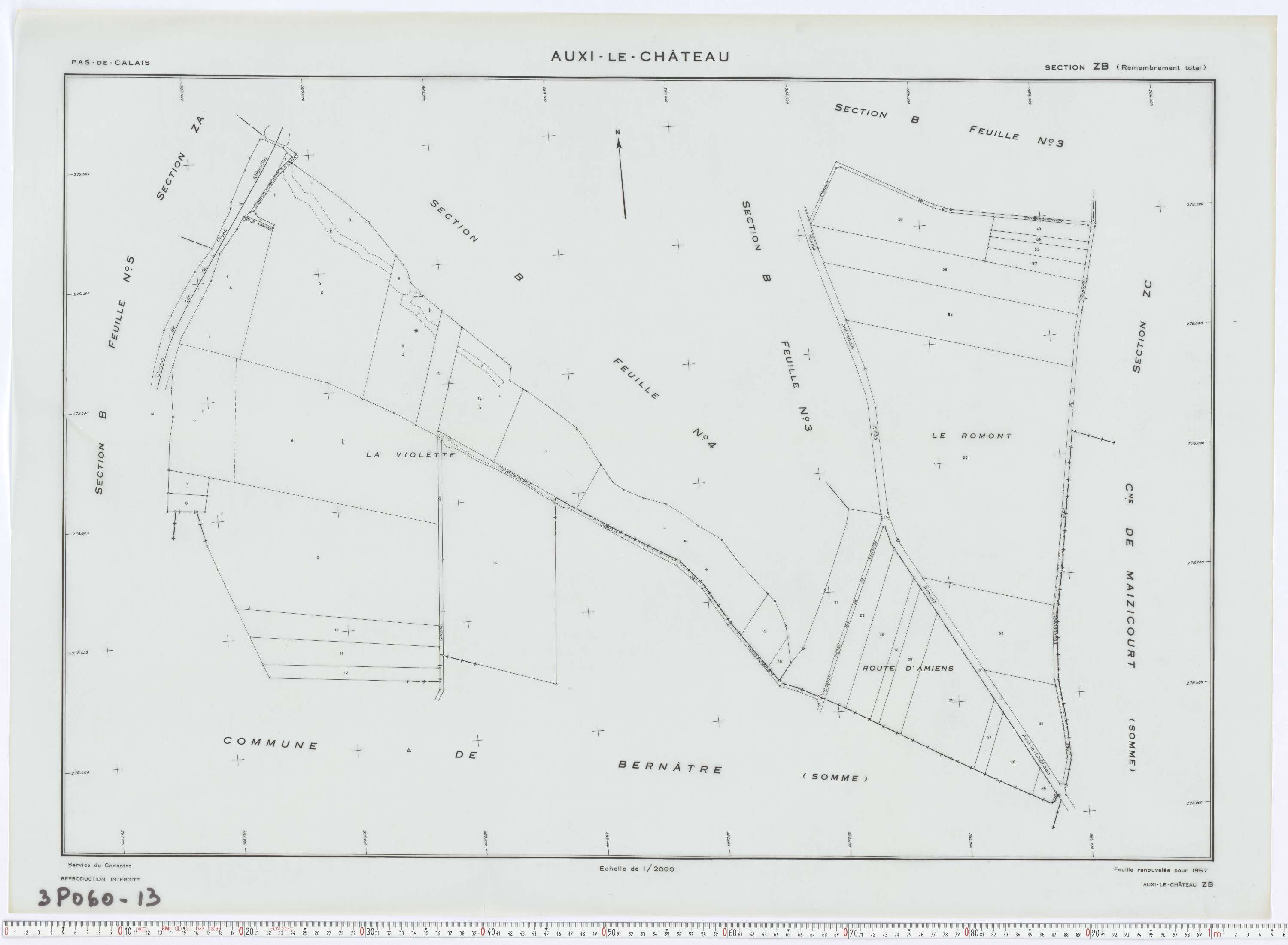 Auxi-le-Château - Section ZB.