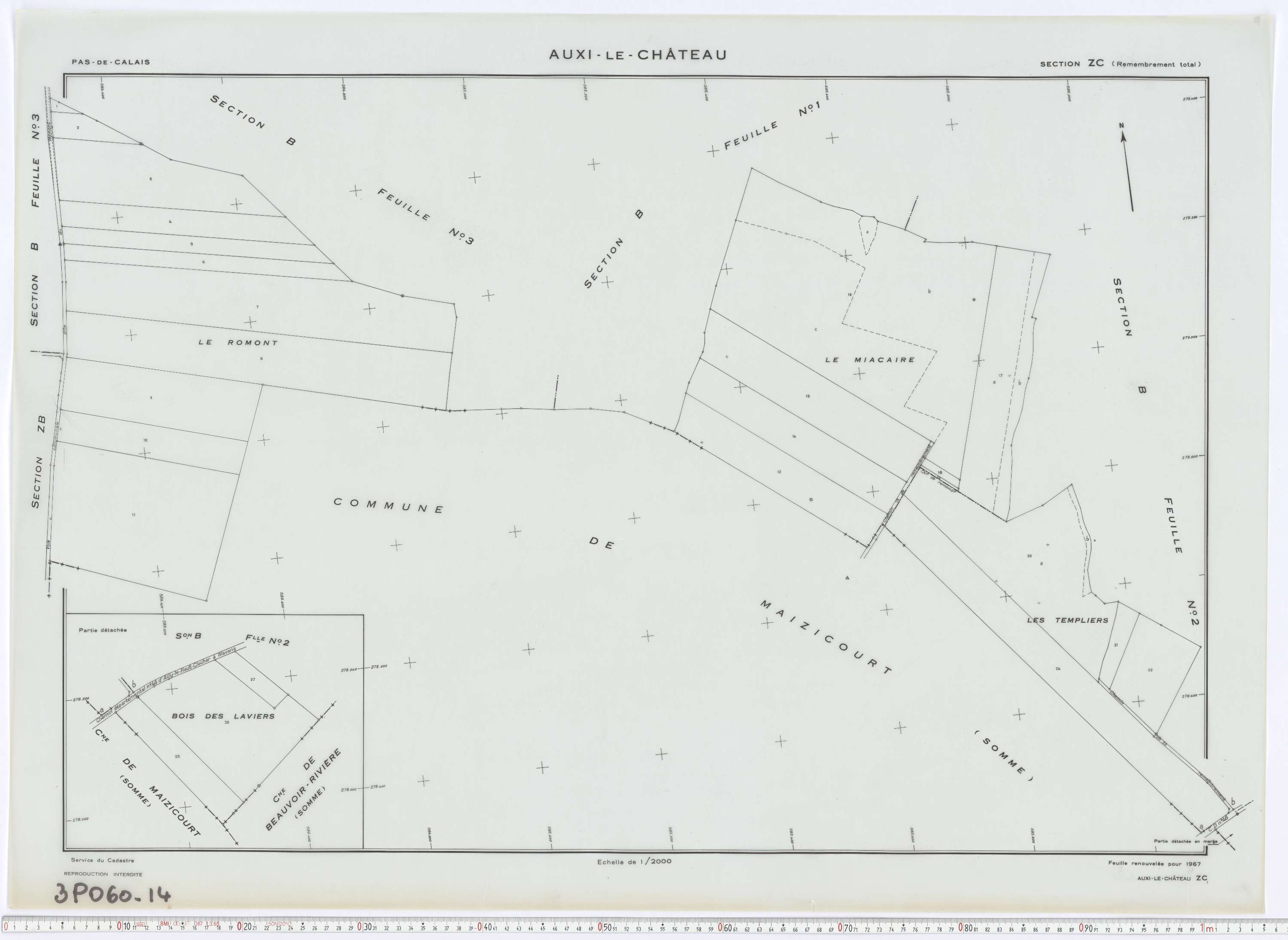 Auxi-le-Château - Section ZC.