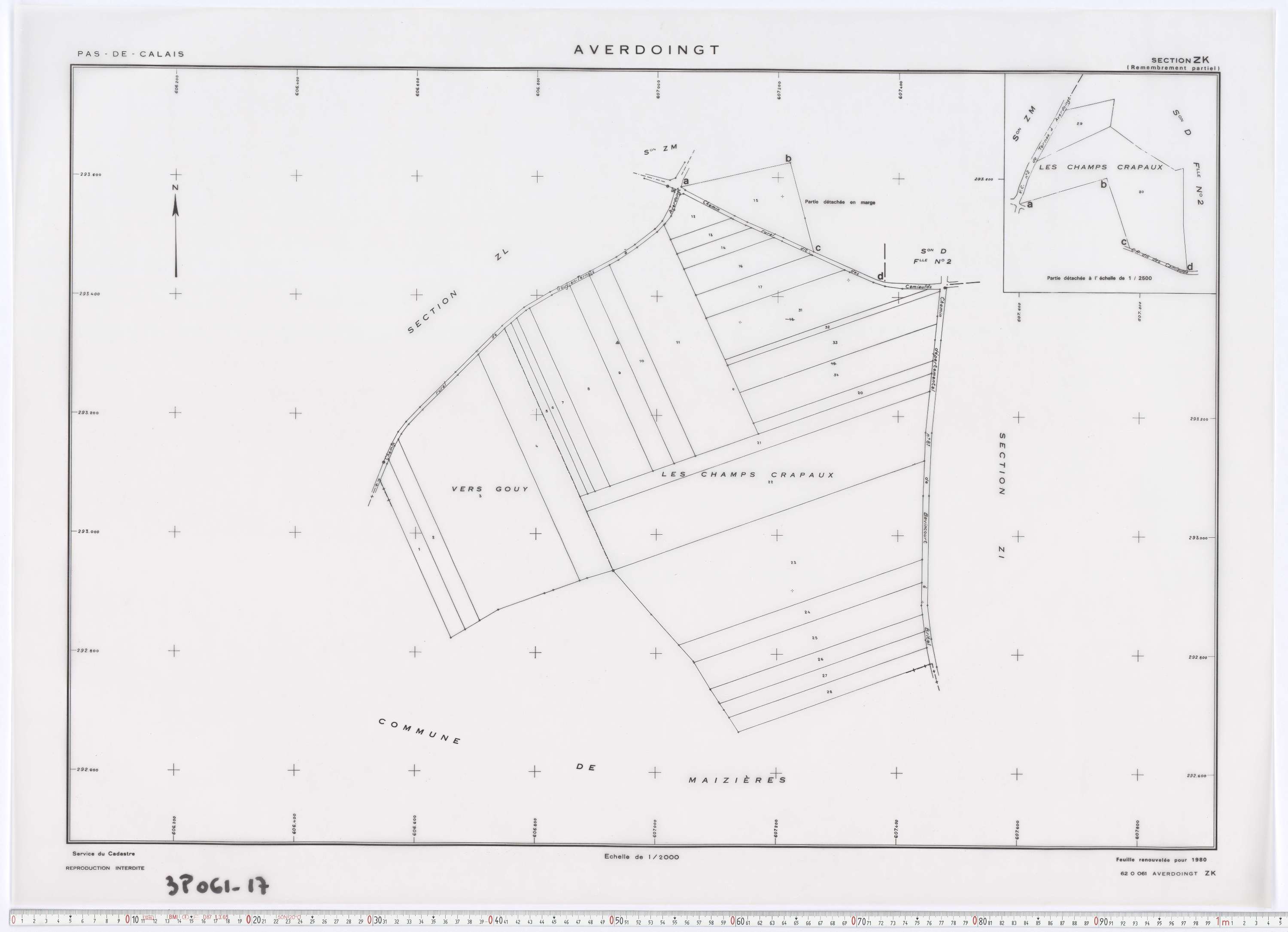 Averdoingt - Section ZK.