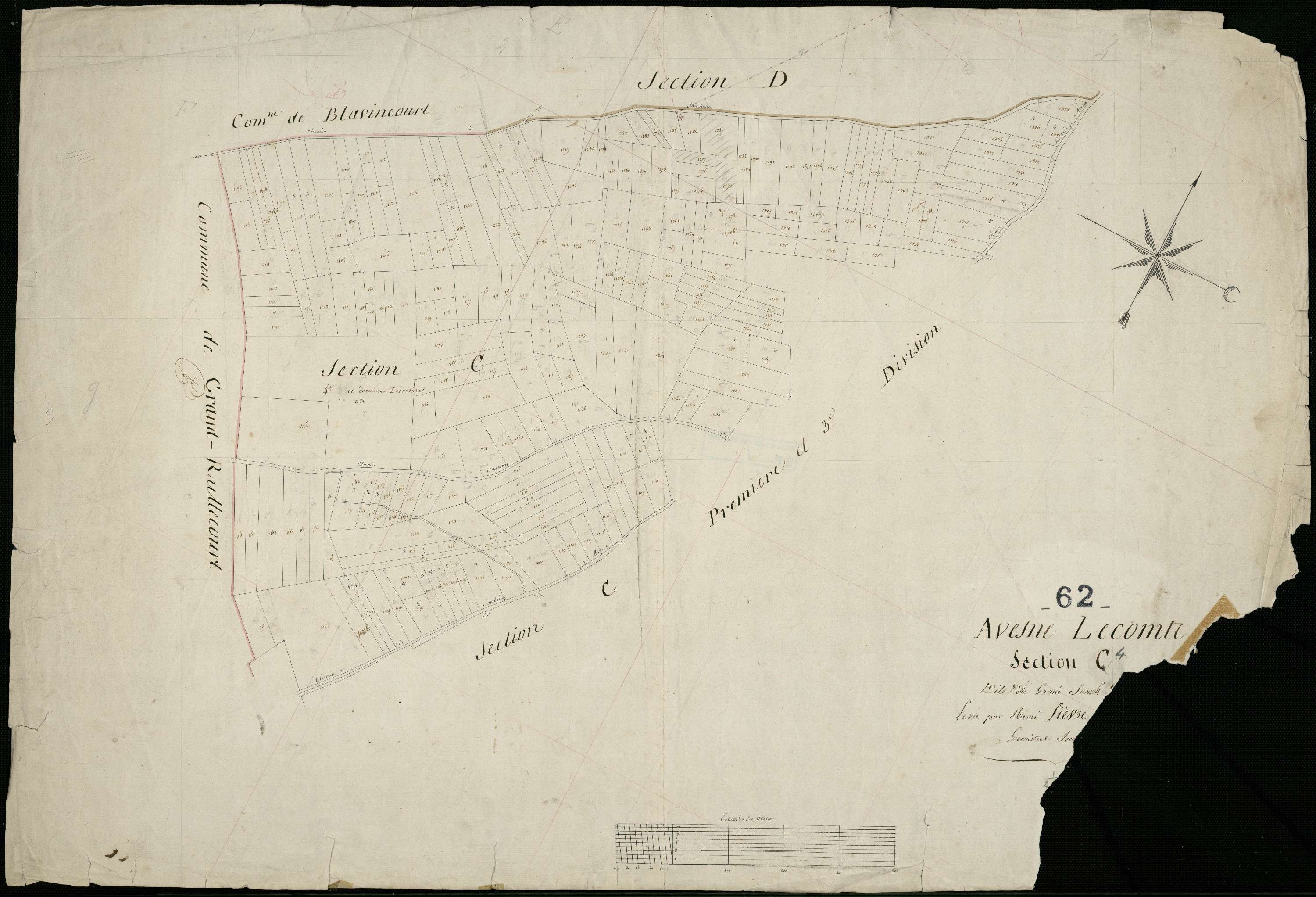 Avesnes - Section C, 4e feuille