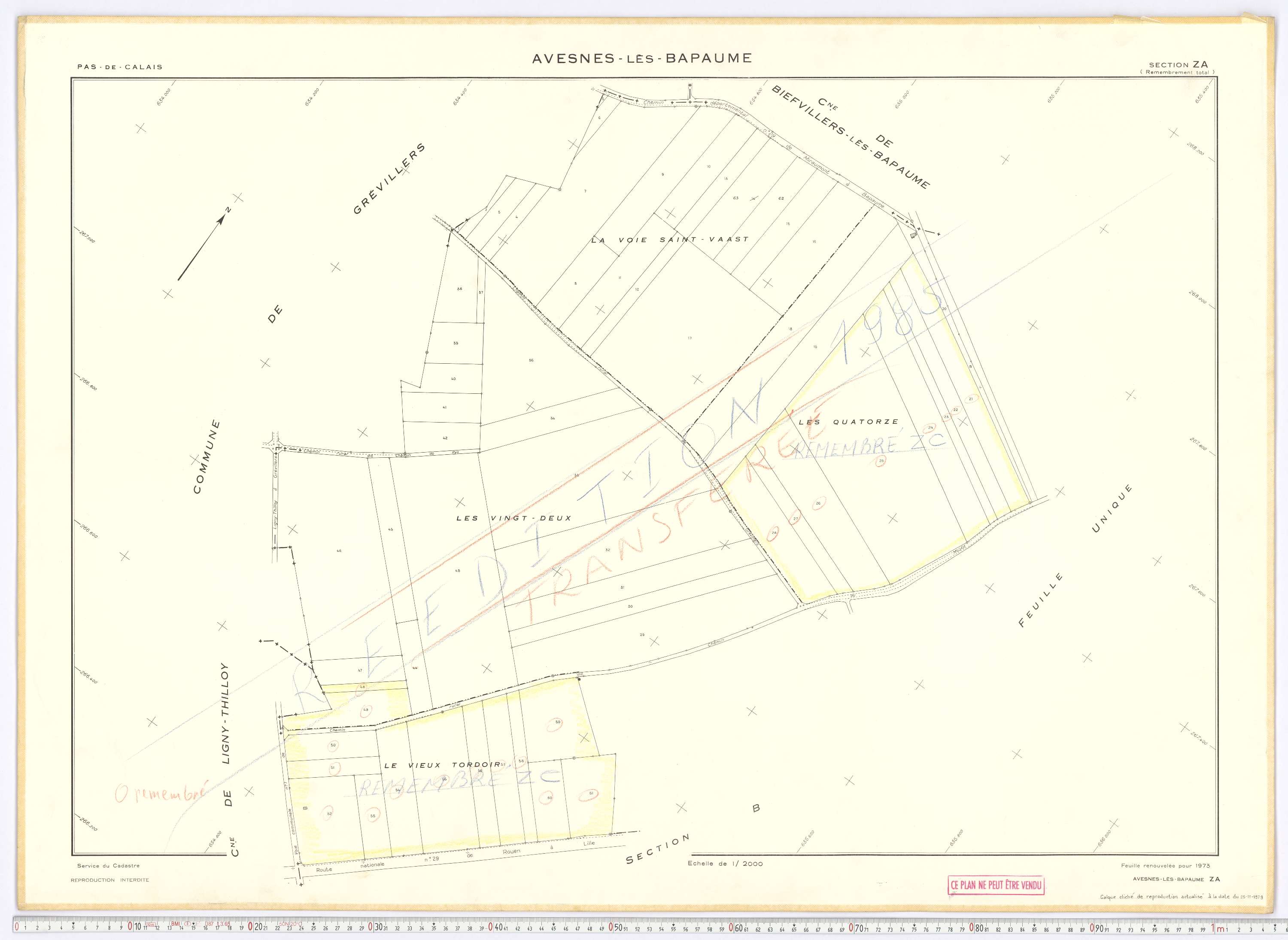 Avesnes - Section ZA.