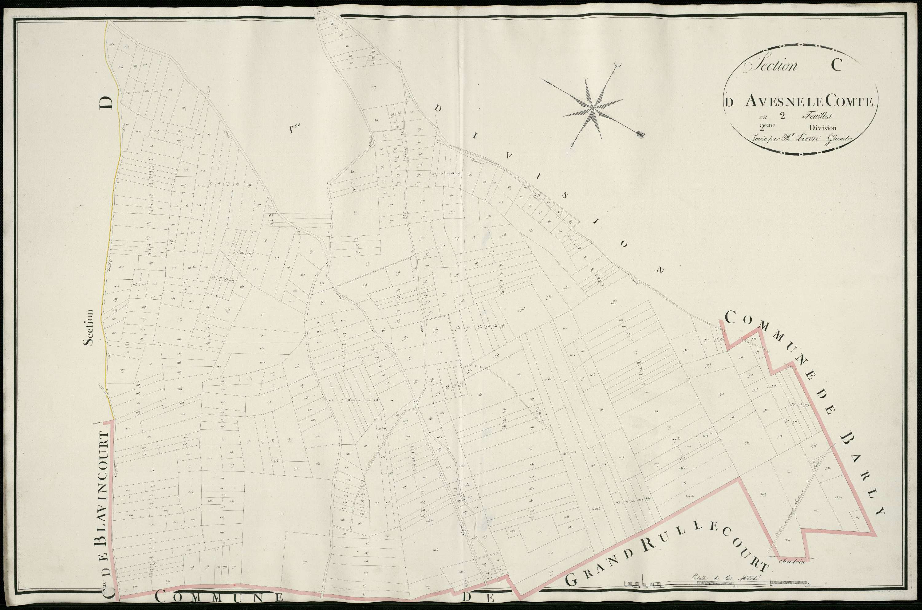 Avesnes - Section C, 2e feuille