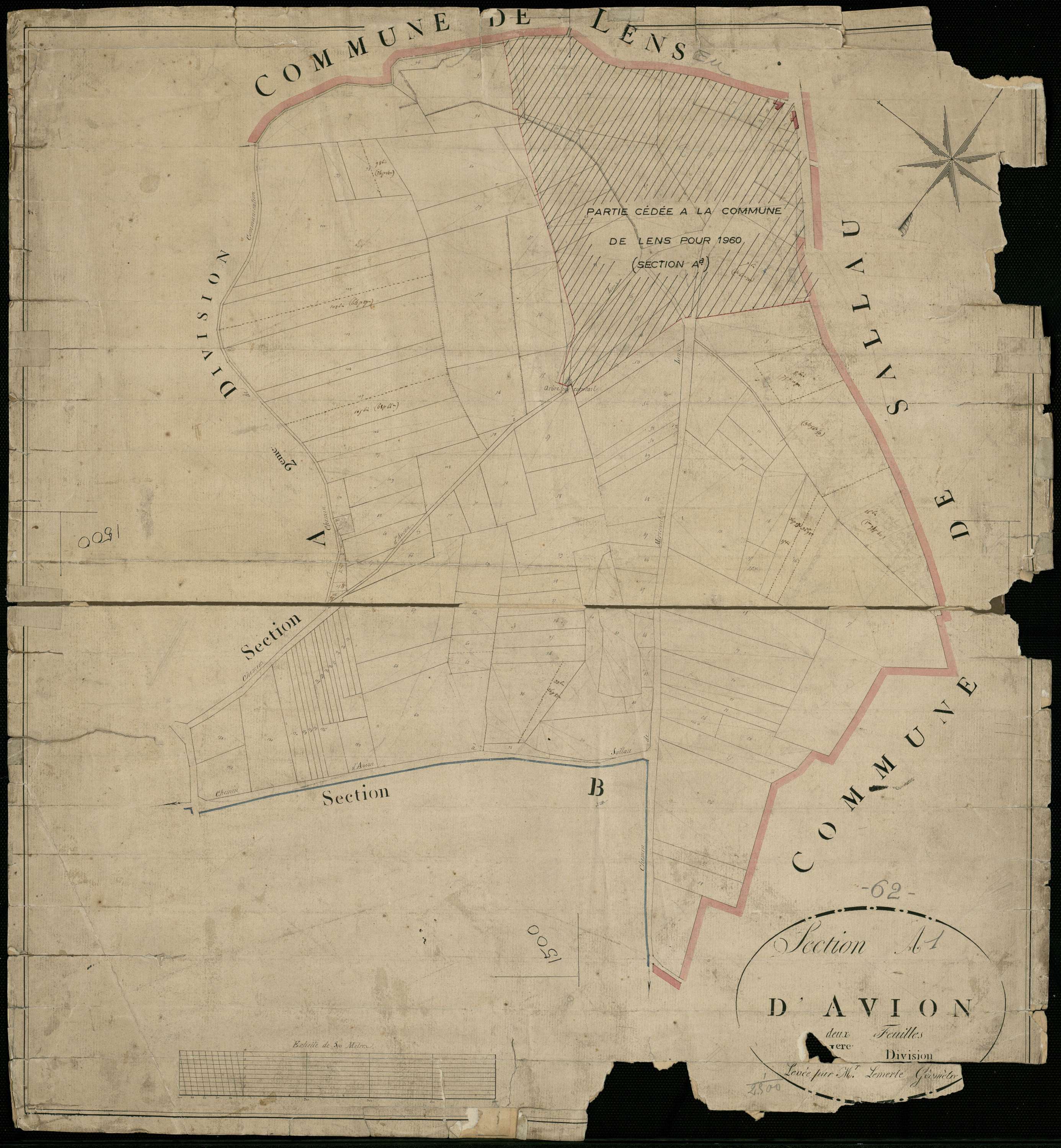 Avion - Section A, 1re feuille