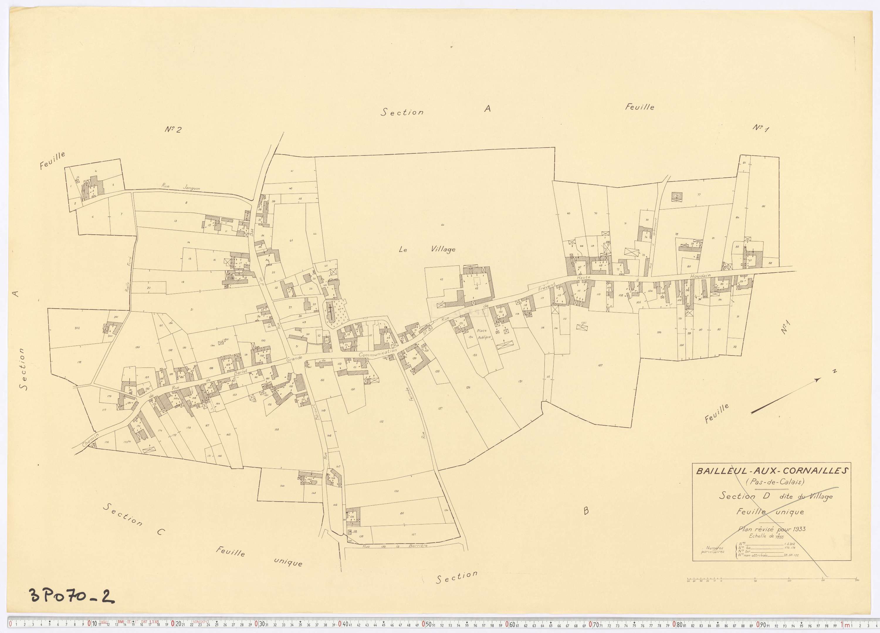 Bailleul-aux-Cornailles - Section D.