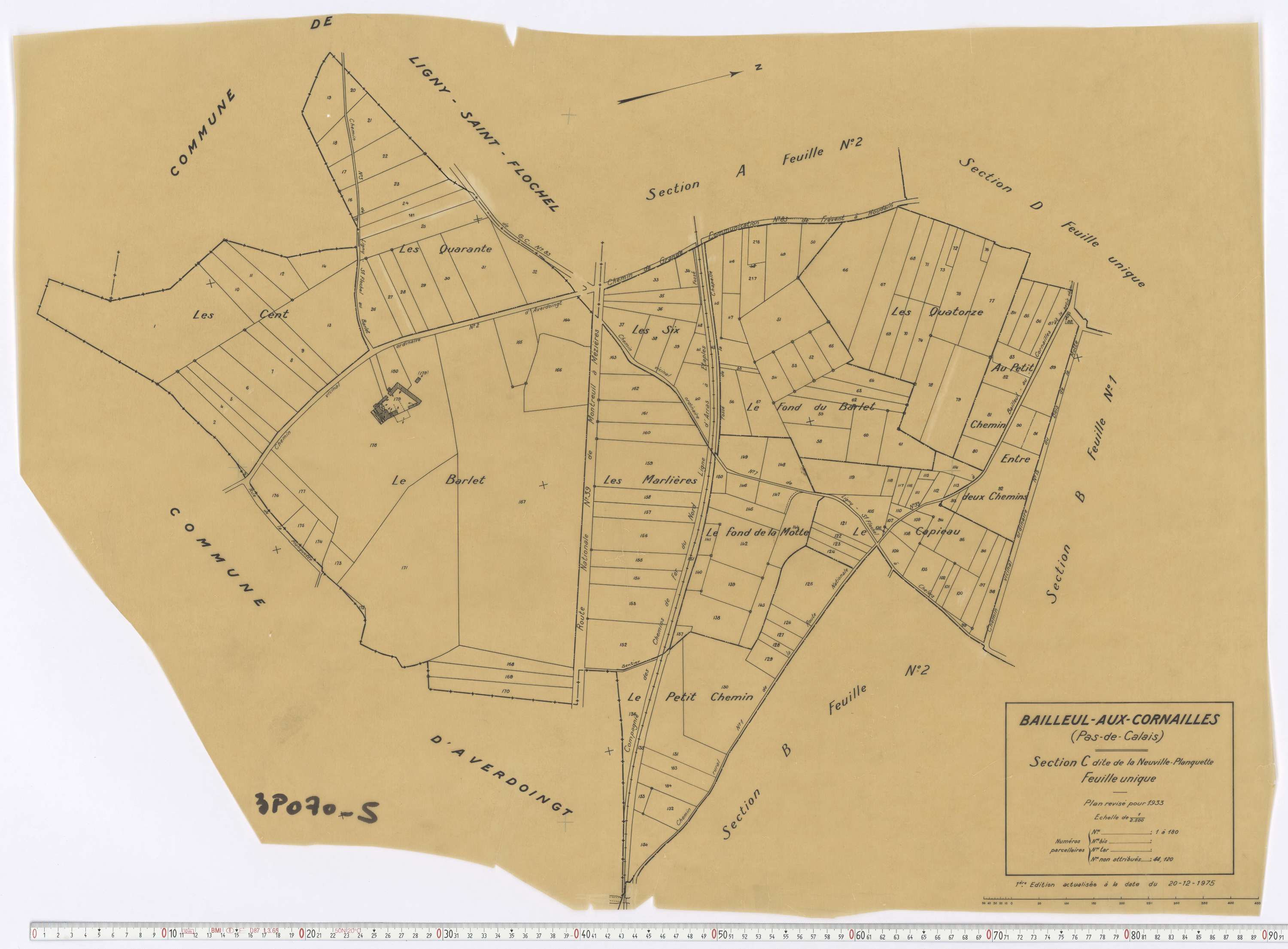 Bailleul-aux-Cornailles - Section C.