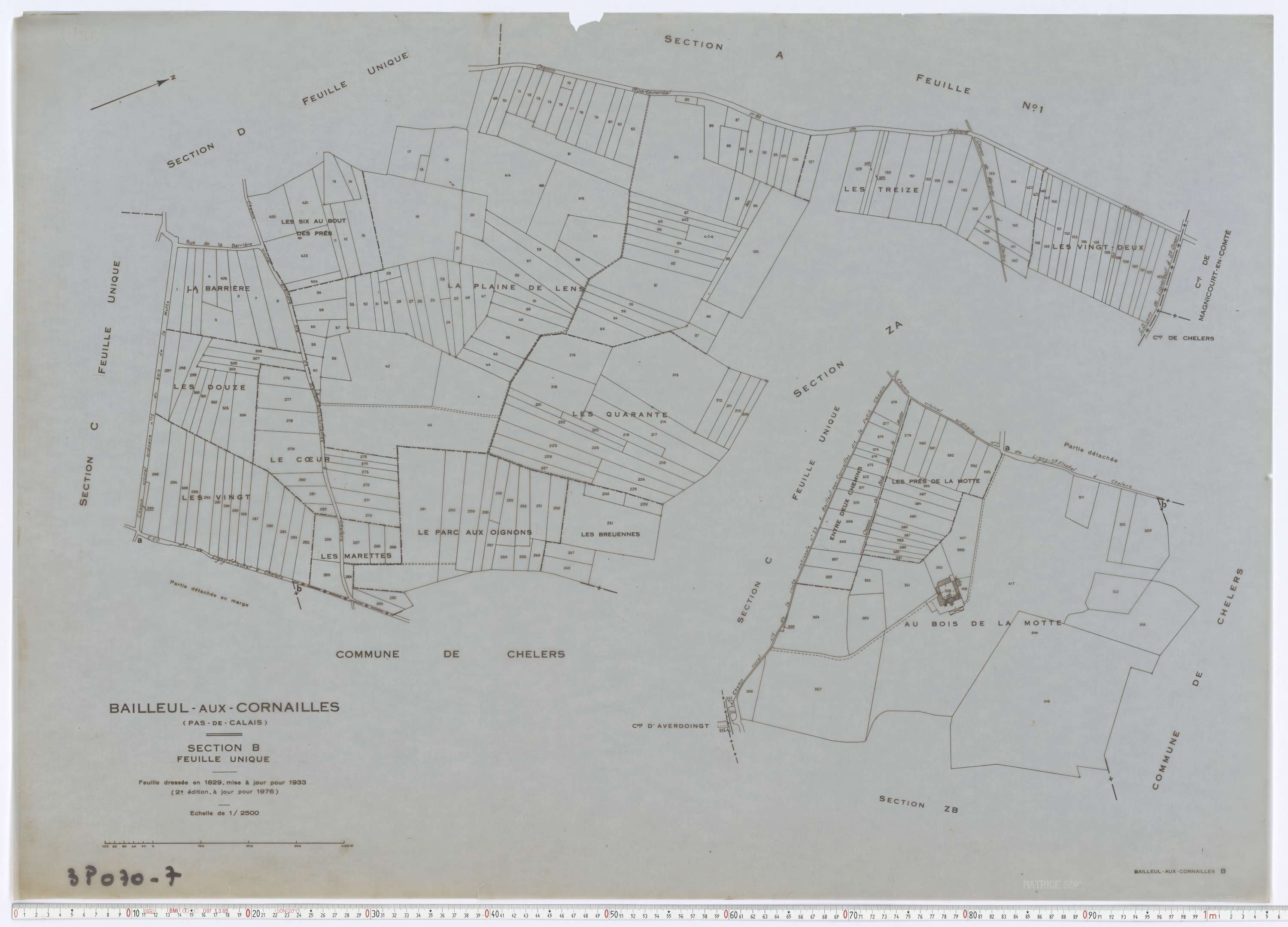 Bailleul-aux-Cornailles - Section B.