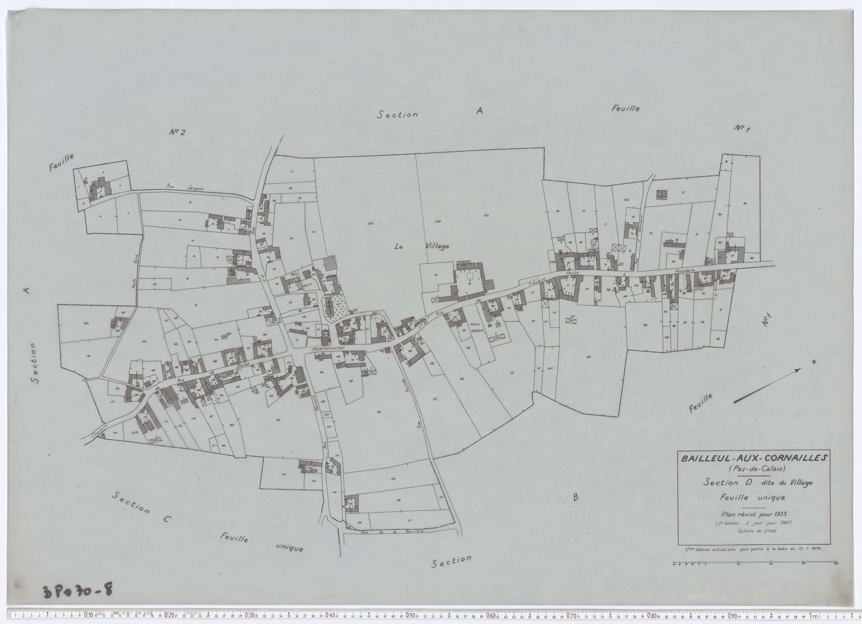 Bailleul-aux-Cornailles - Section D.