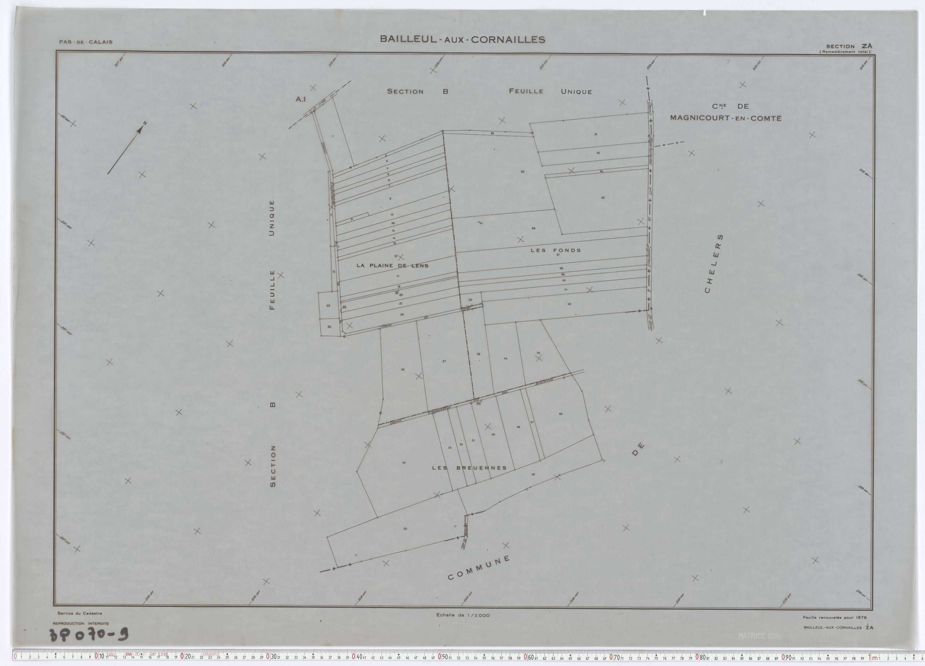 Bailleul-aux-Cornailles - Section ZA.