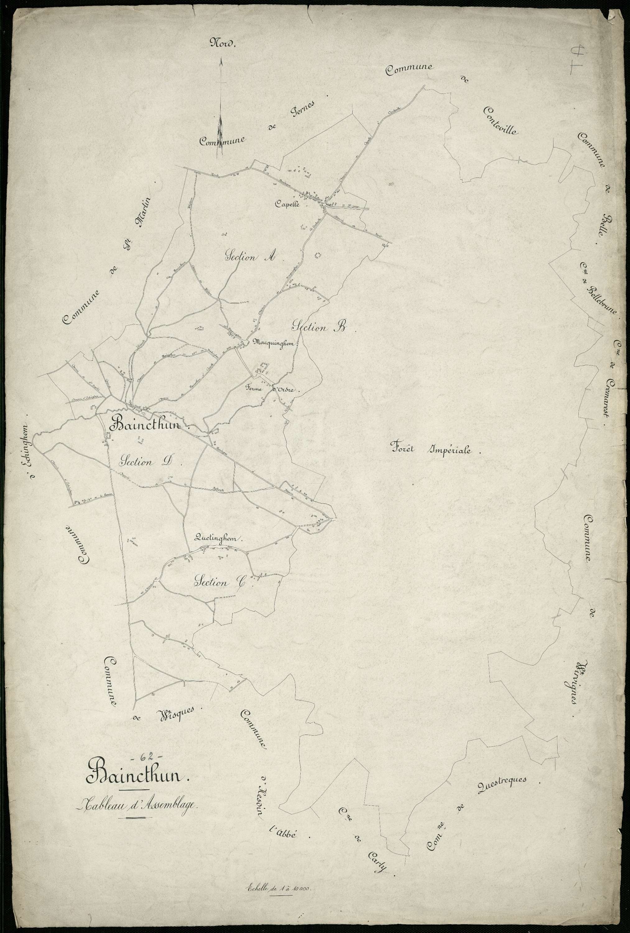 Baincthun - Tableau d'assemblage