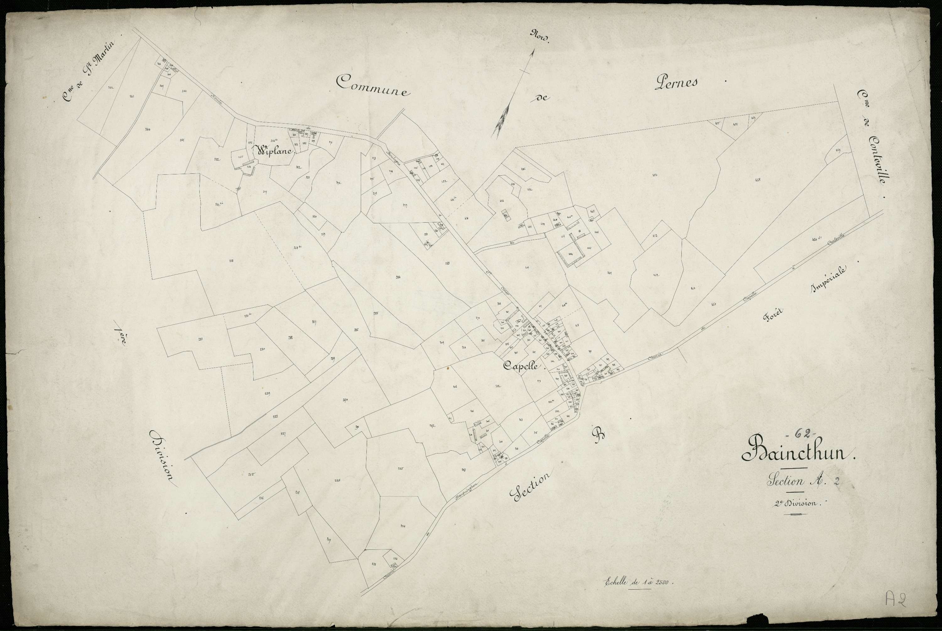 Baincthun - Section A, 2e feuille