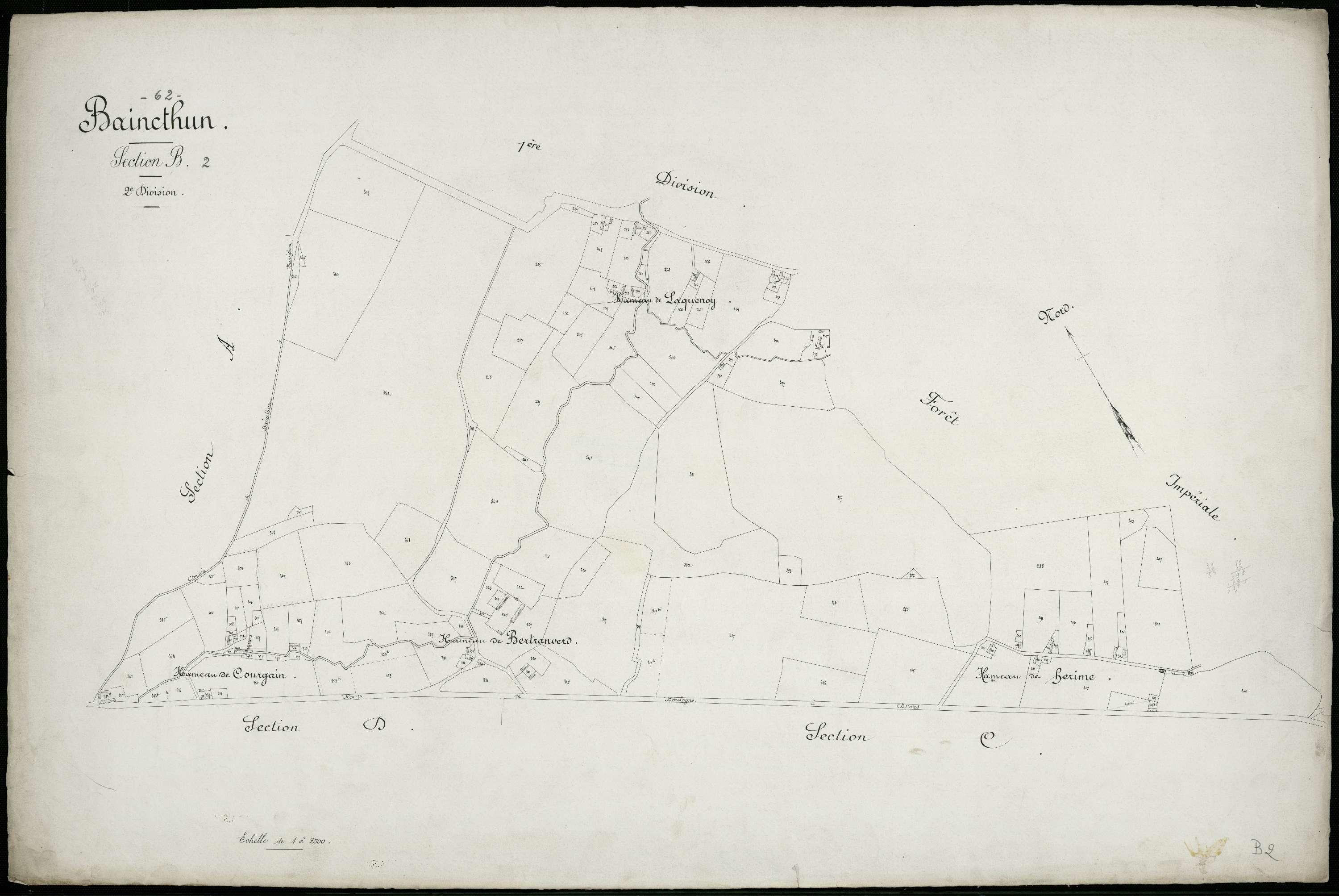 Baincthun - Section B, 2e feuille