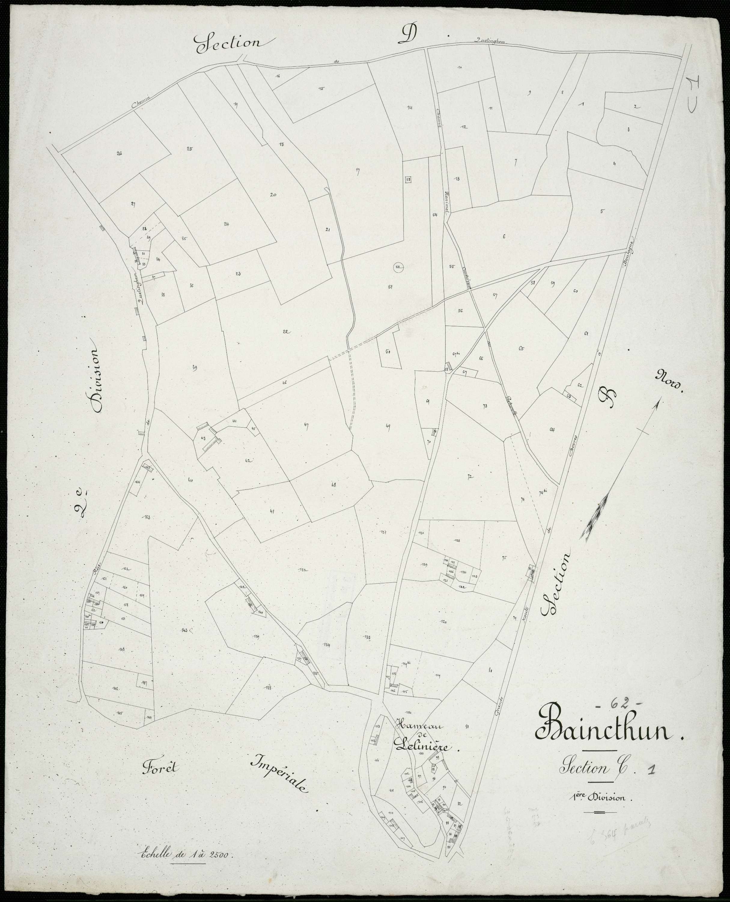 Baincthun - Section C, 1re feuille