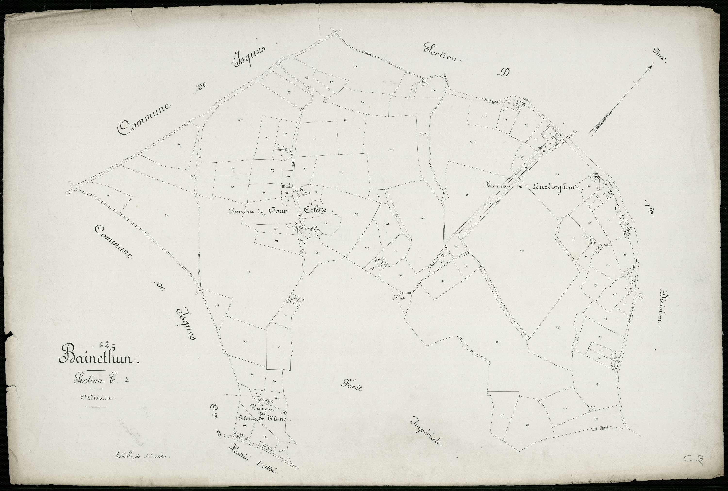 Baincthun - Section C, 2e feuille