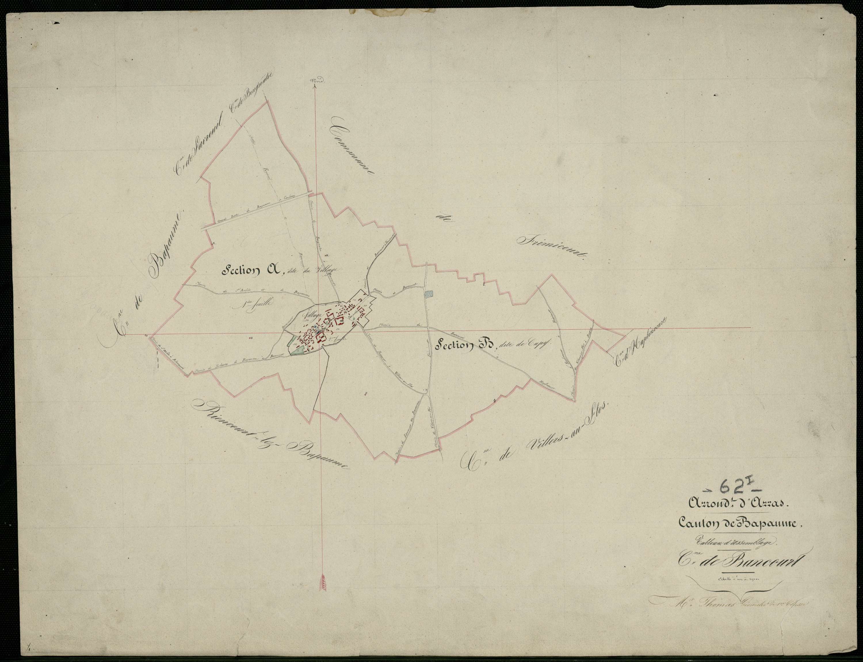 Bancourt - Tableau d'assemblage