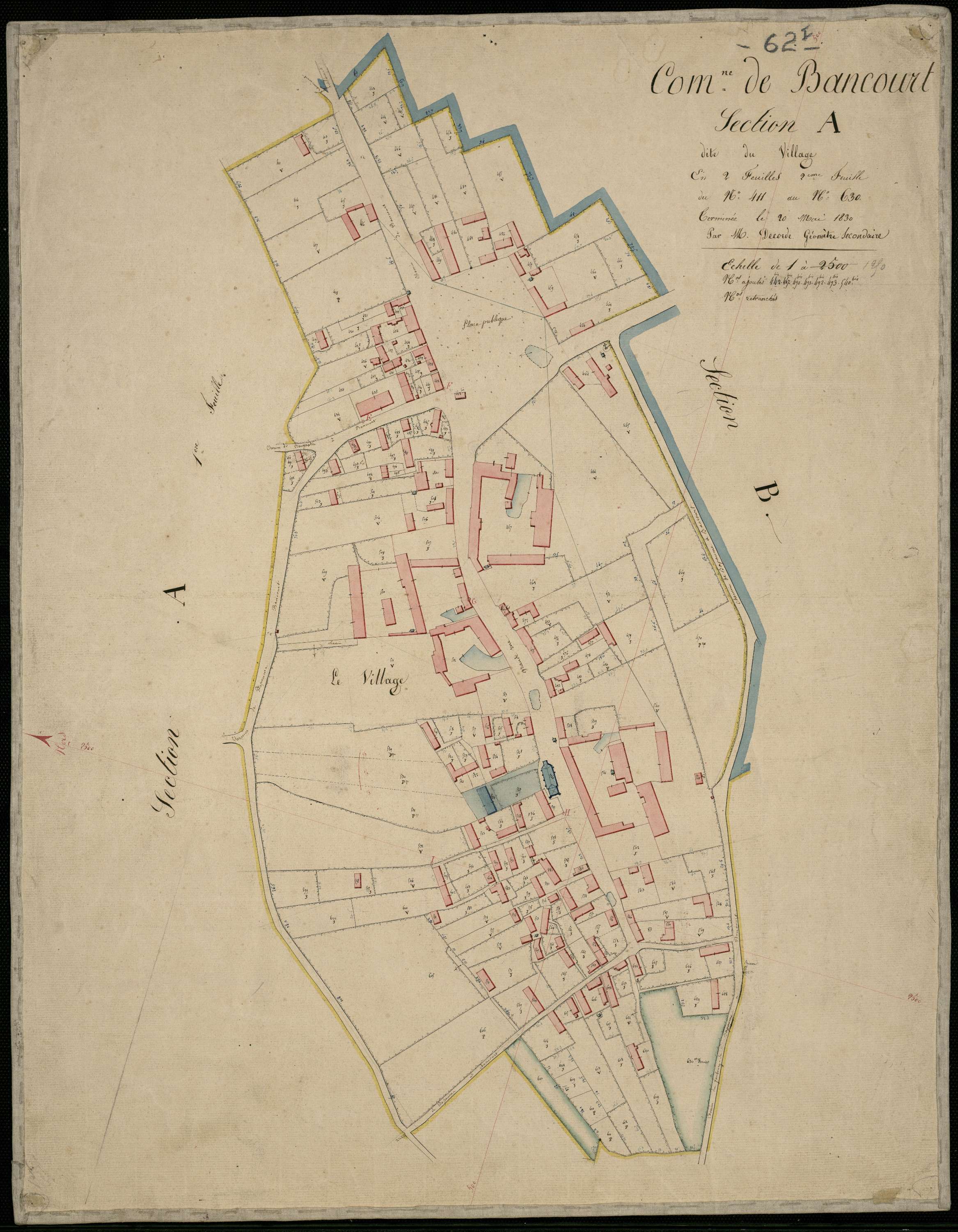 Bancourt - Section A, 2e feuille