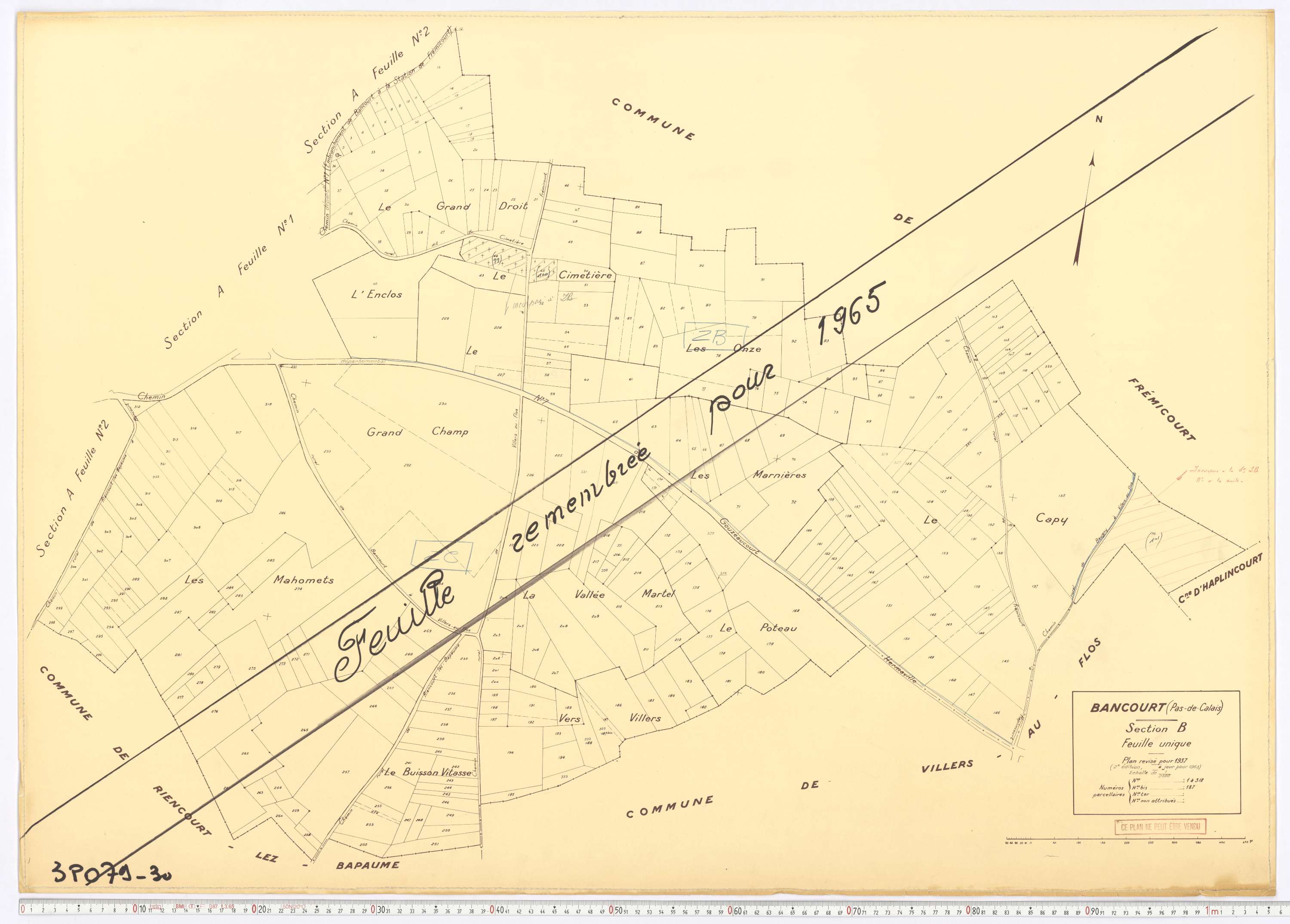Bancourt - Section B.