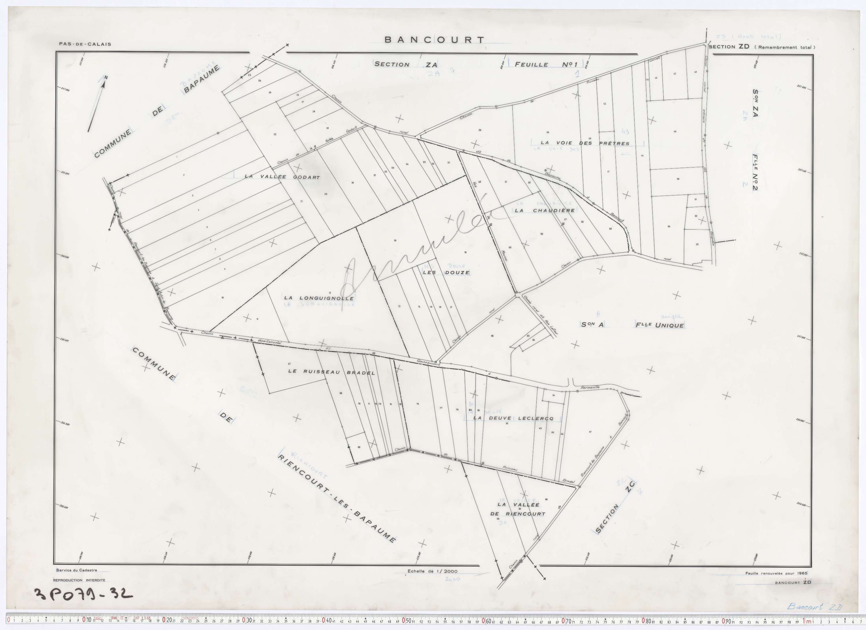 Bancourt - Section ZD.