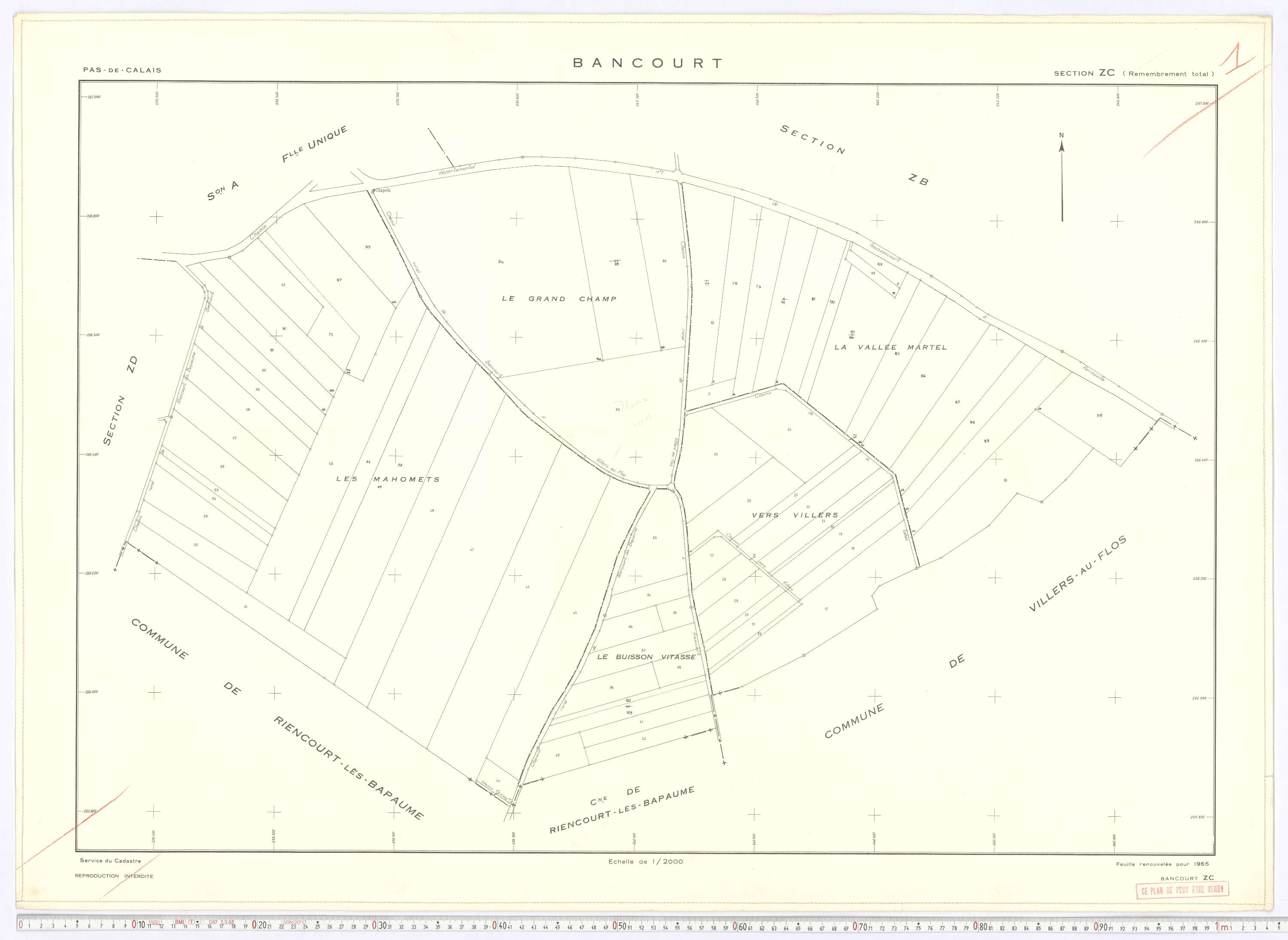 Bancourt - Section ZC.